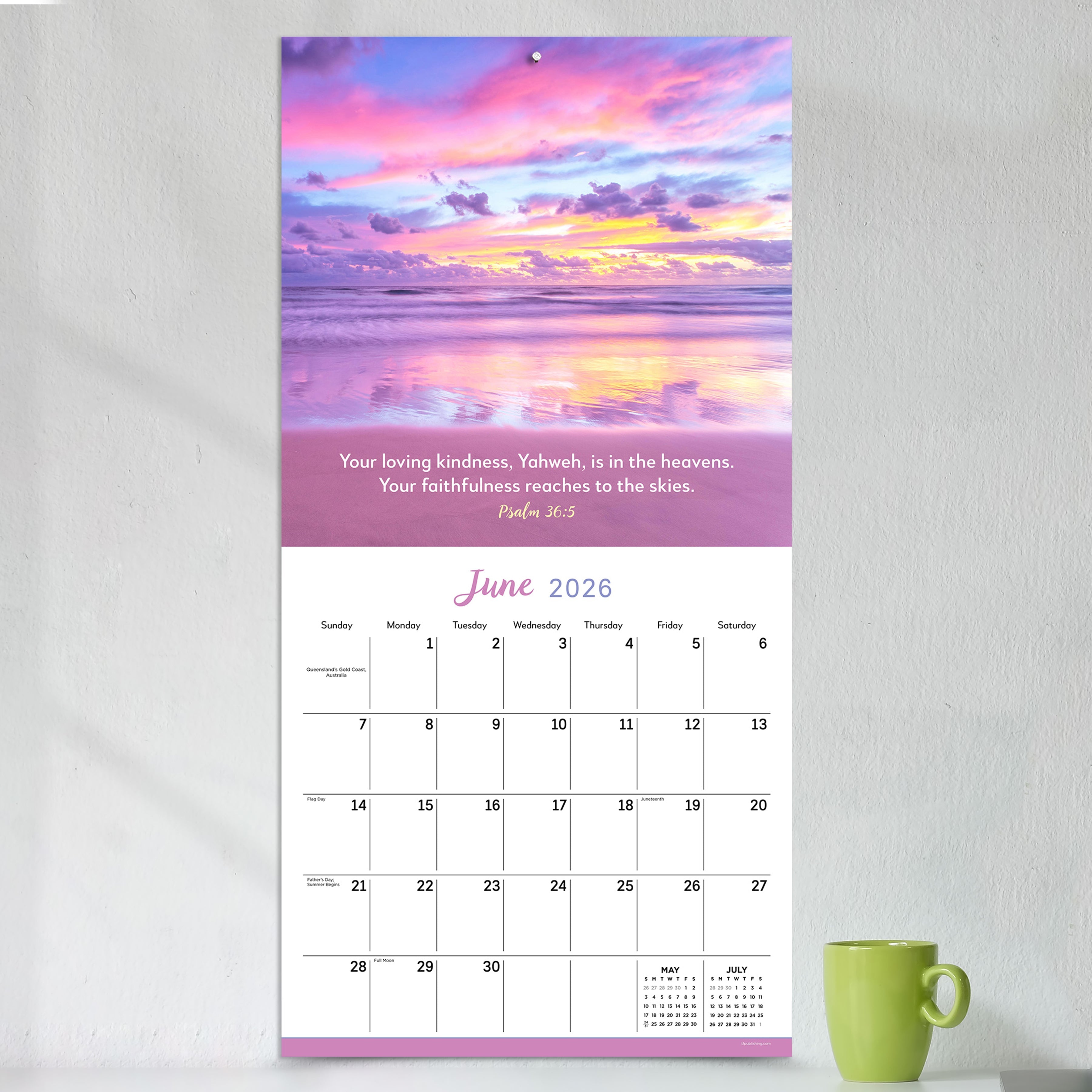 2026 Psalms - Square Wall Calendar