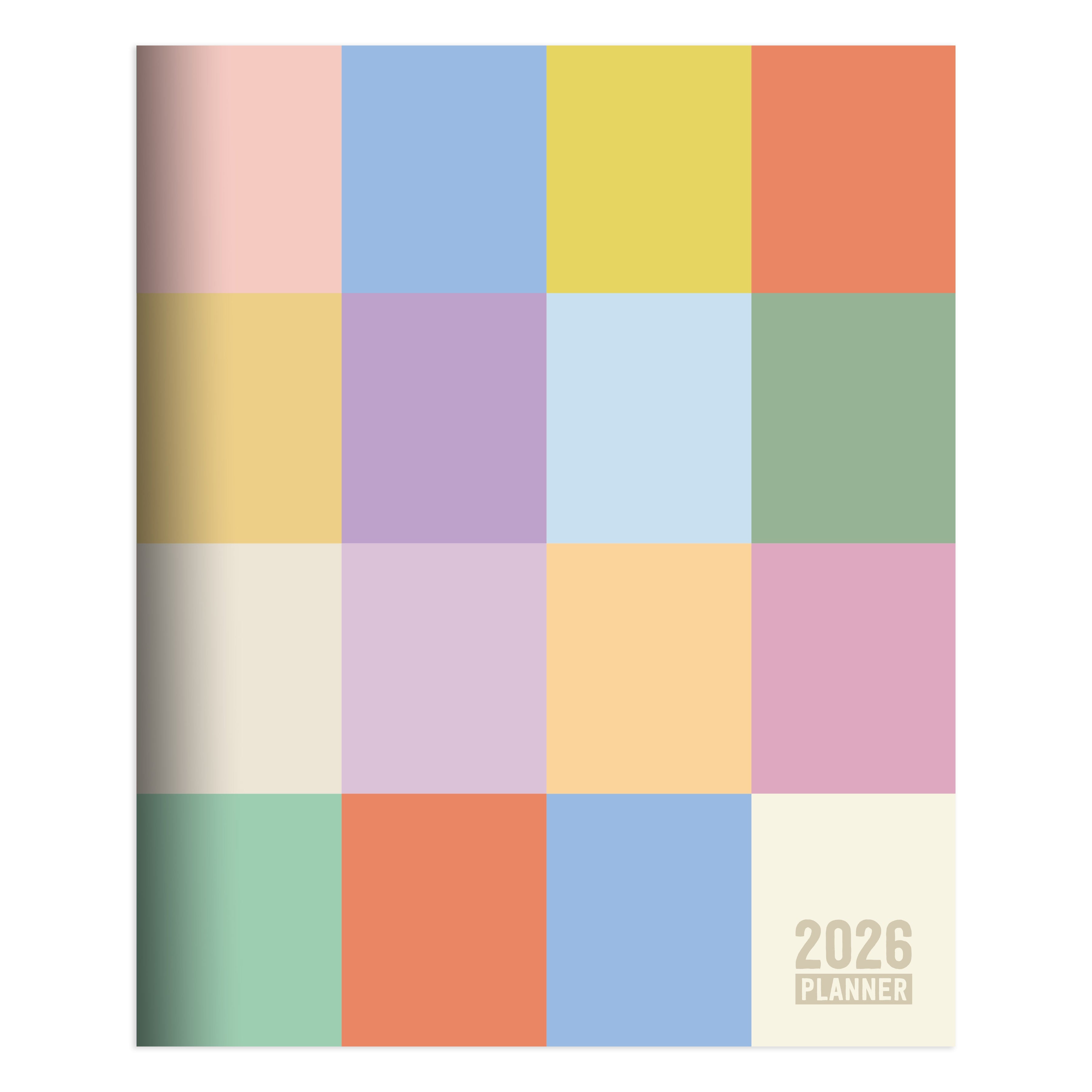 2026 Color Swatch - Large Monthly Diary/Planner