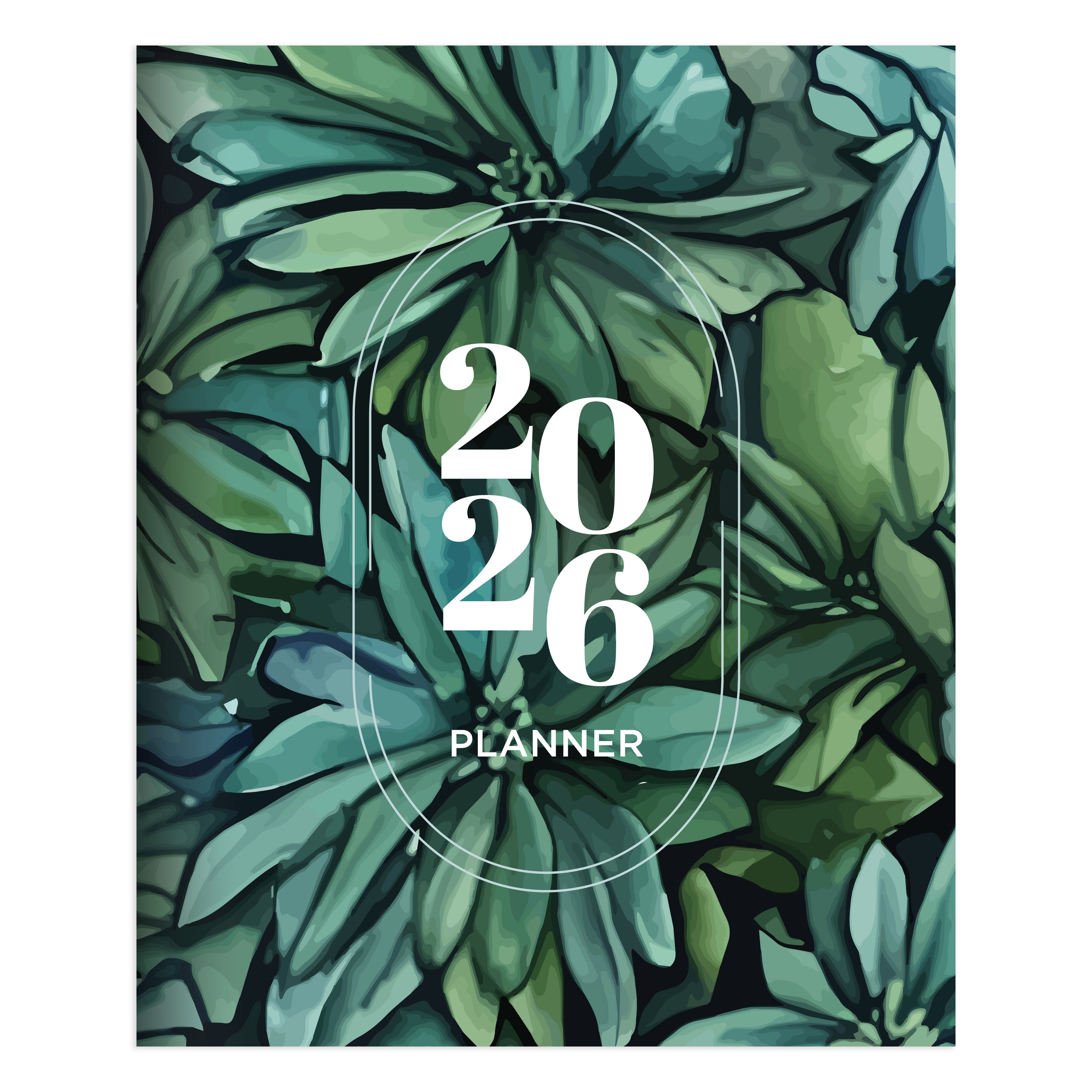 2026 Succulent - Large Monthly Diary/Planner