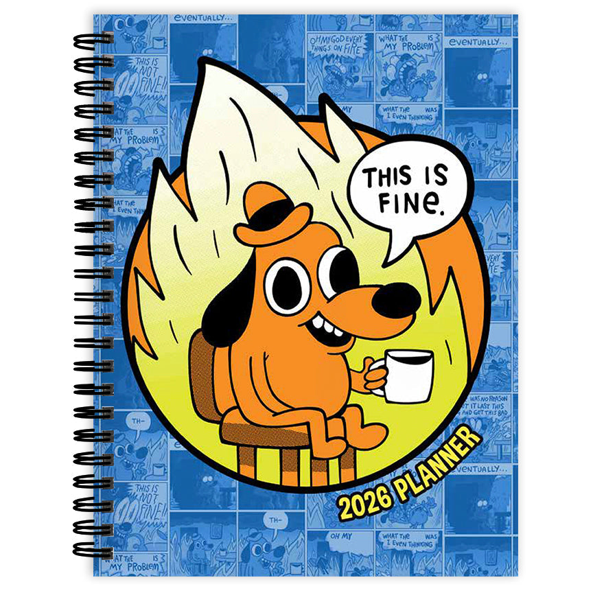 2026 This is Fine - Medium Monthly & Weekly Pocket Diary/Planner
