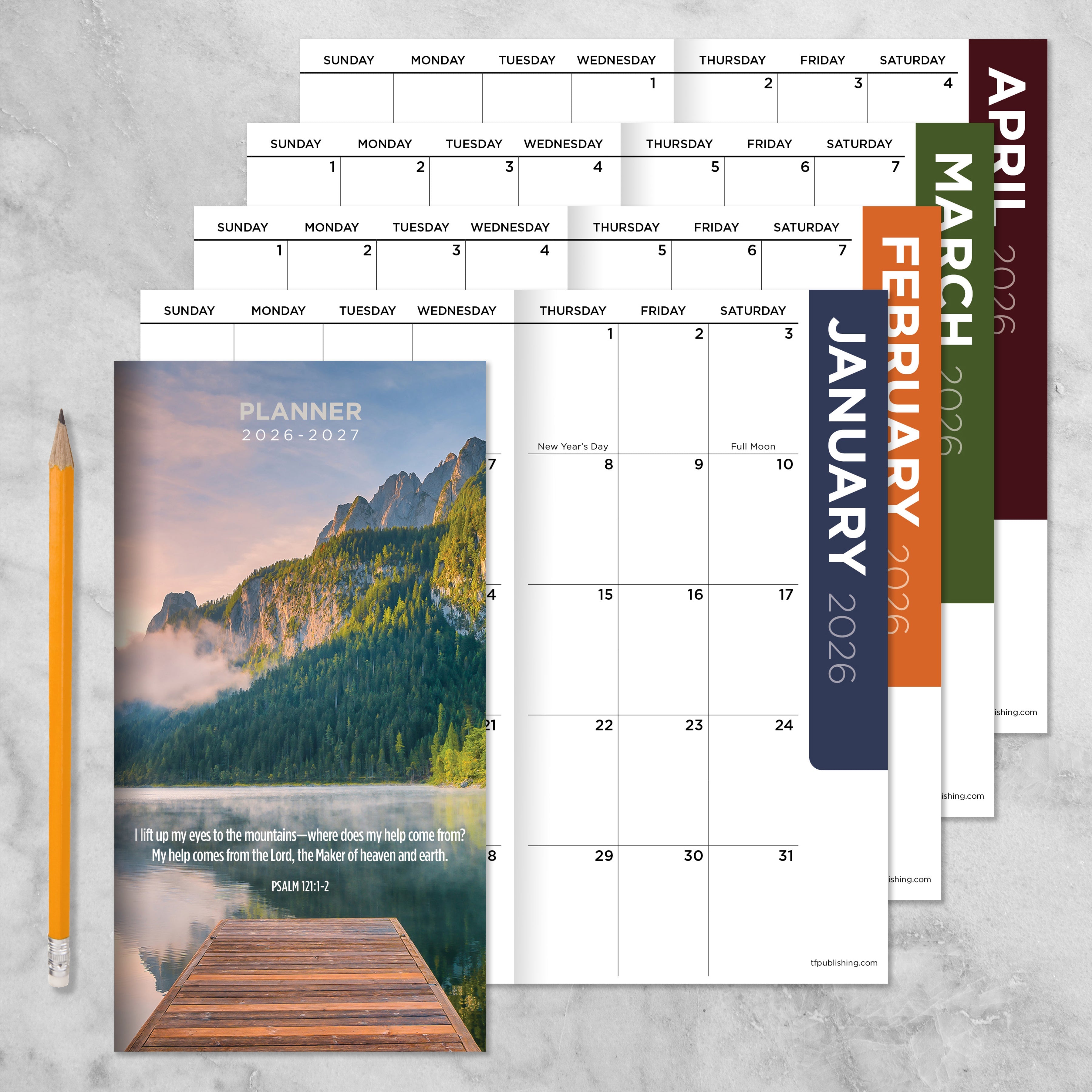 2026-2027 Bible - Small Monthly Pocket Diary/Planner