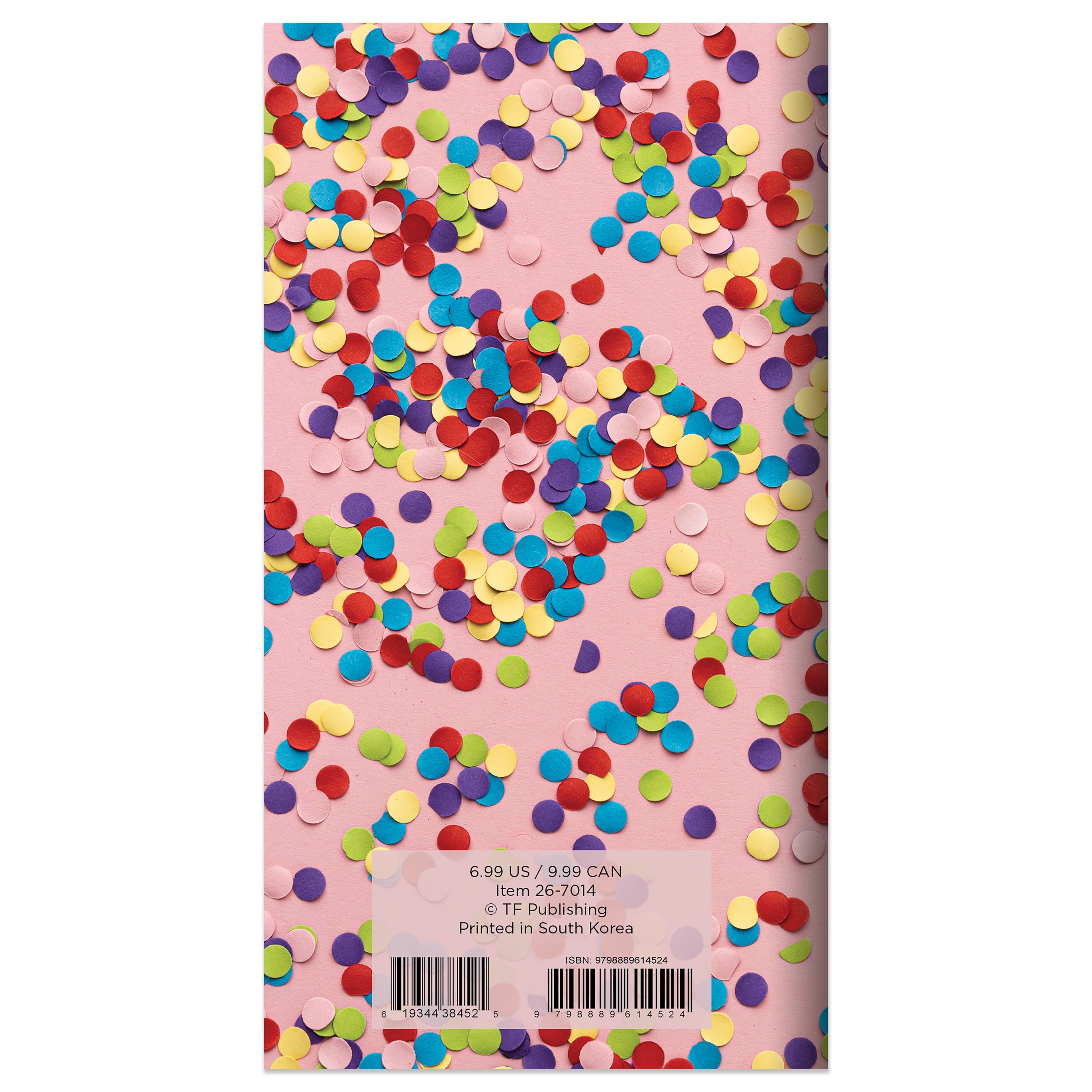 2026-2027 Confetti Party - Small Monthly Pocket Diary/Planner