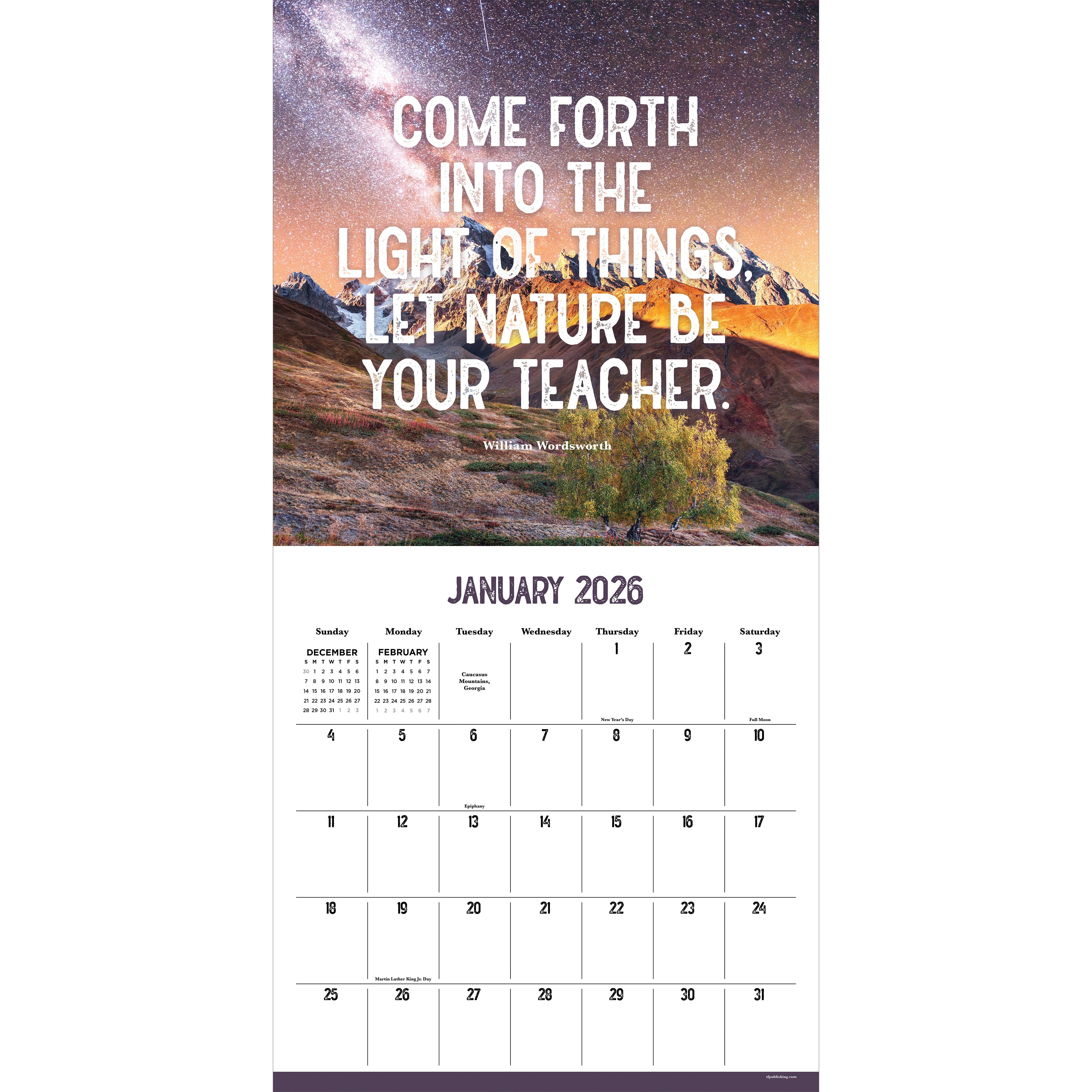 2026 The Great Outdoors - Square Wall Calendar