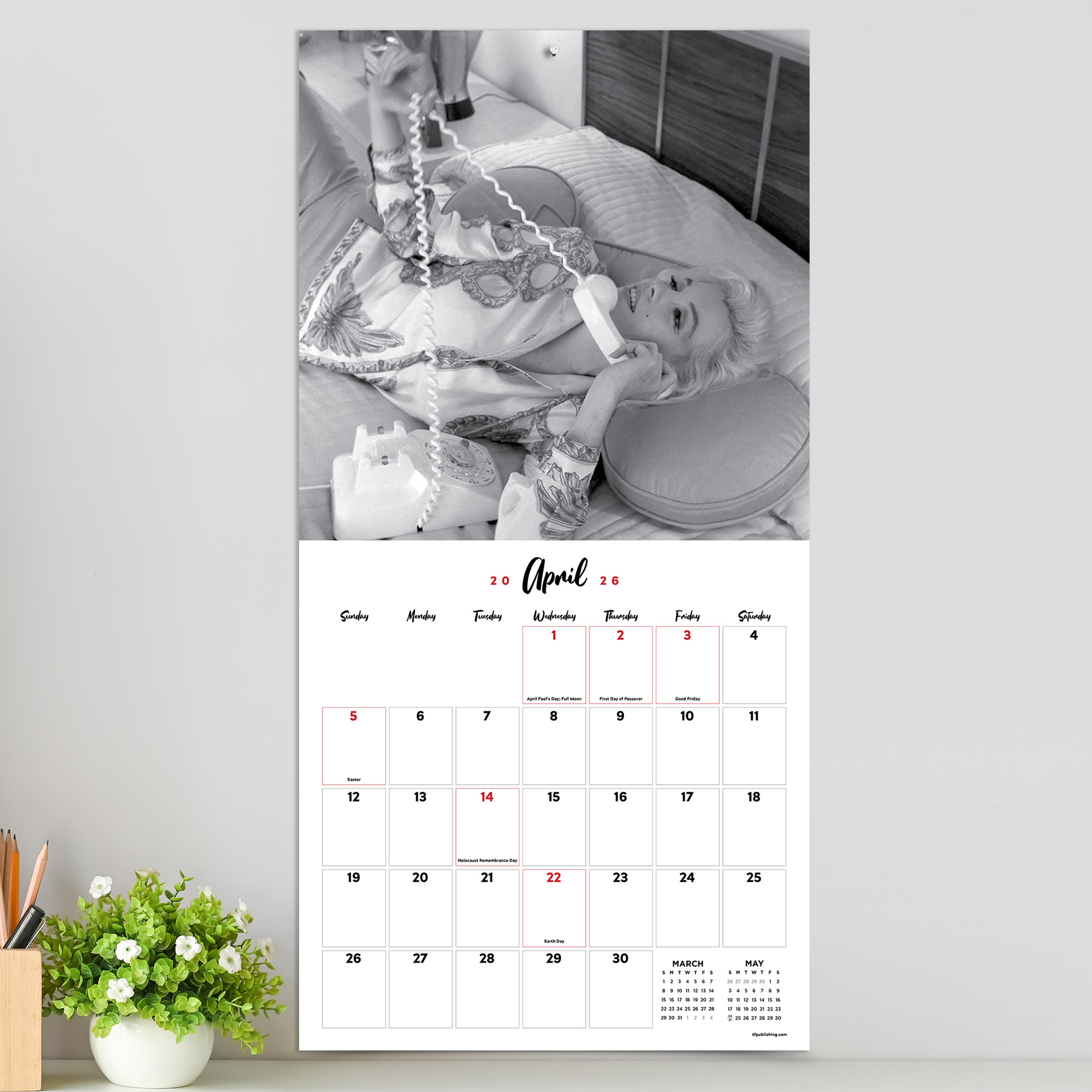 2026 Marilyn Monroe - Square Wall Calendar