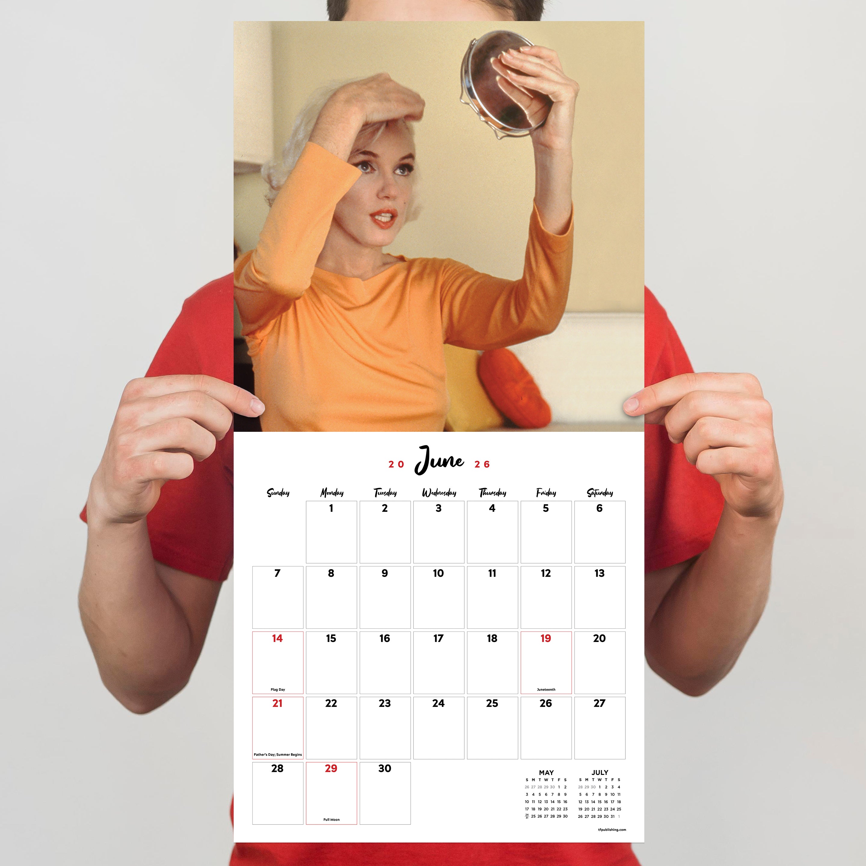 2026 Marilyn Monroe - Square Wall Calendar