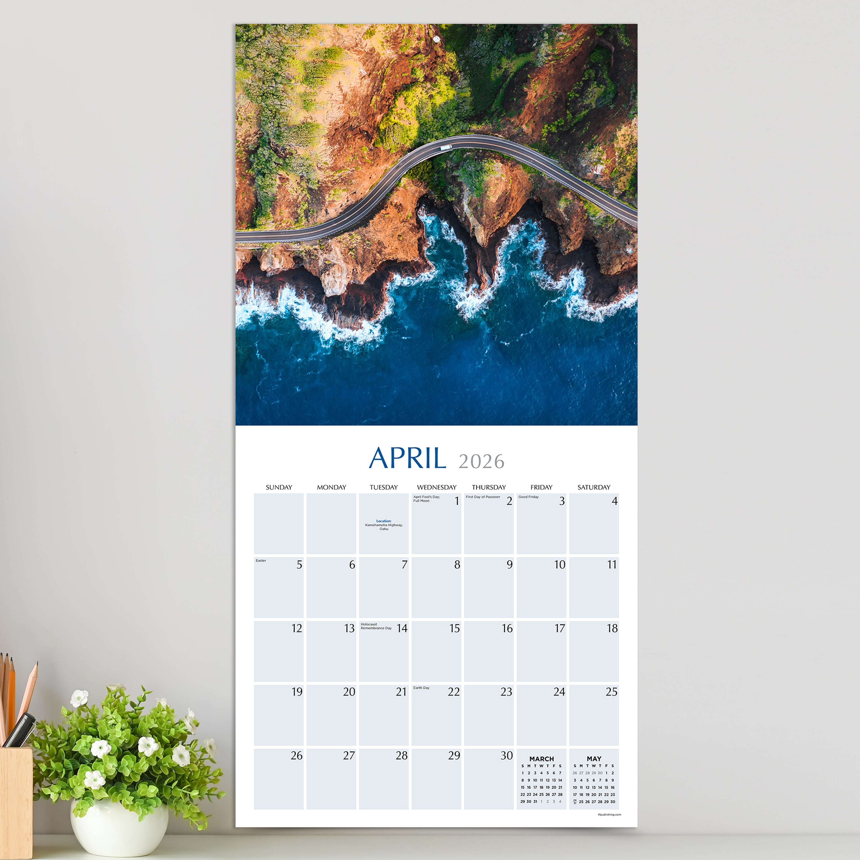 2026 Hawaii - Square Wall Calendar