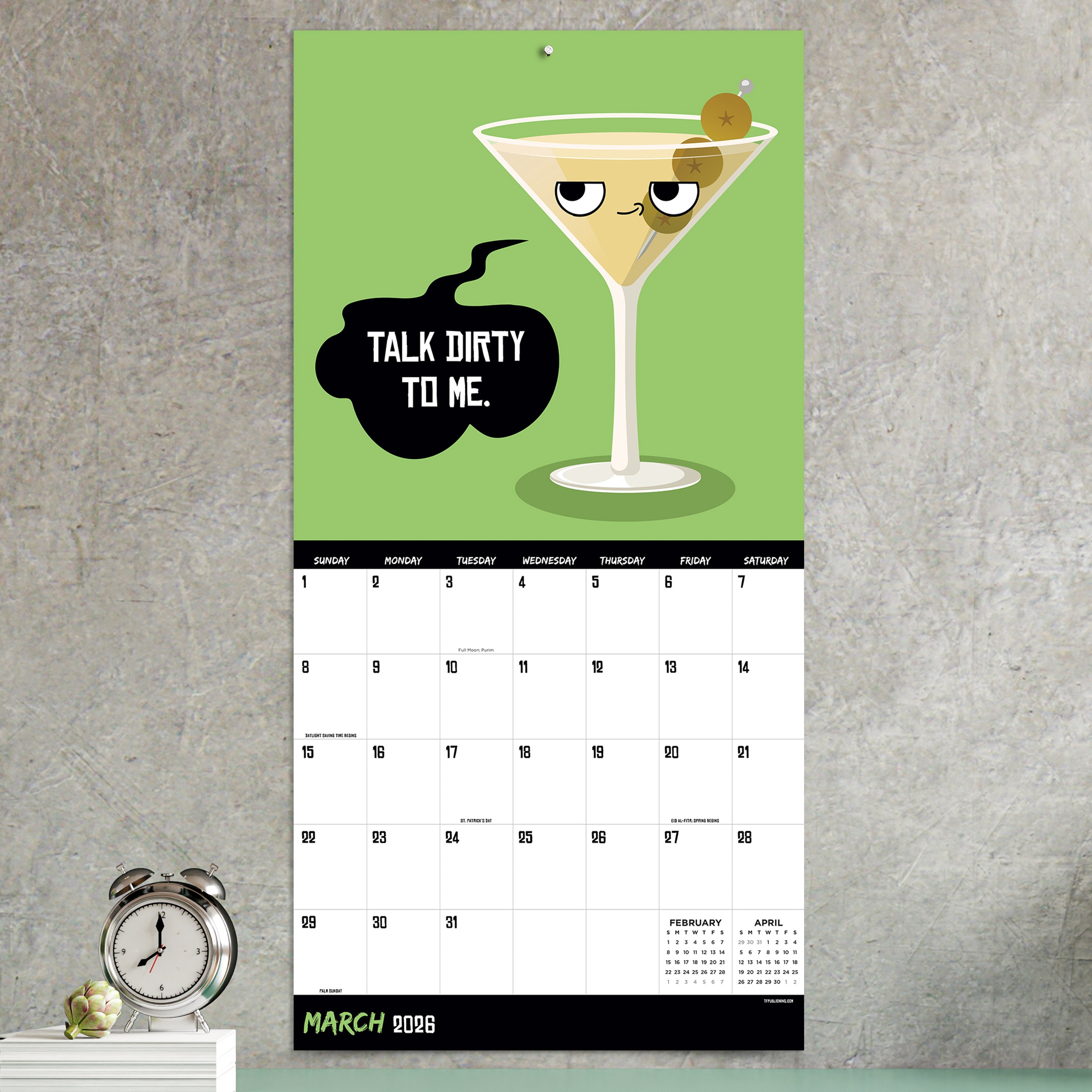 2026 Rated R Puns - Square Wall Calendar
