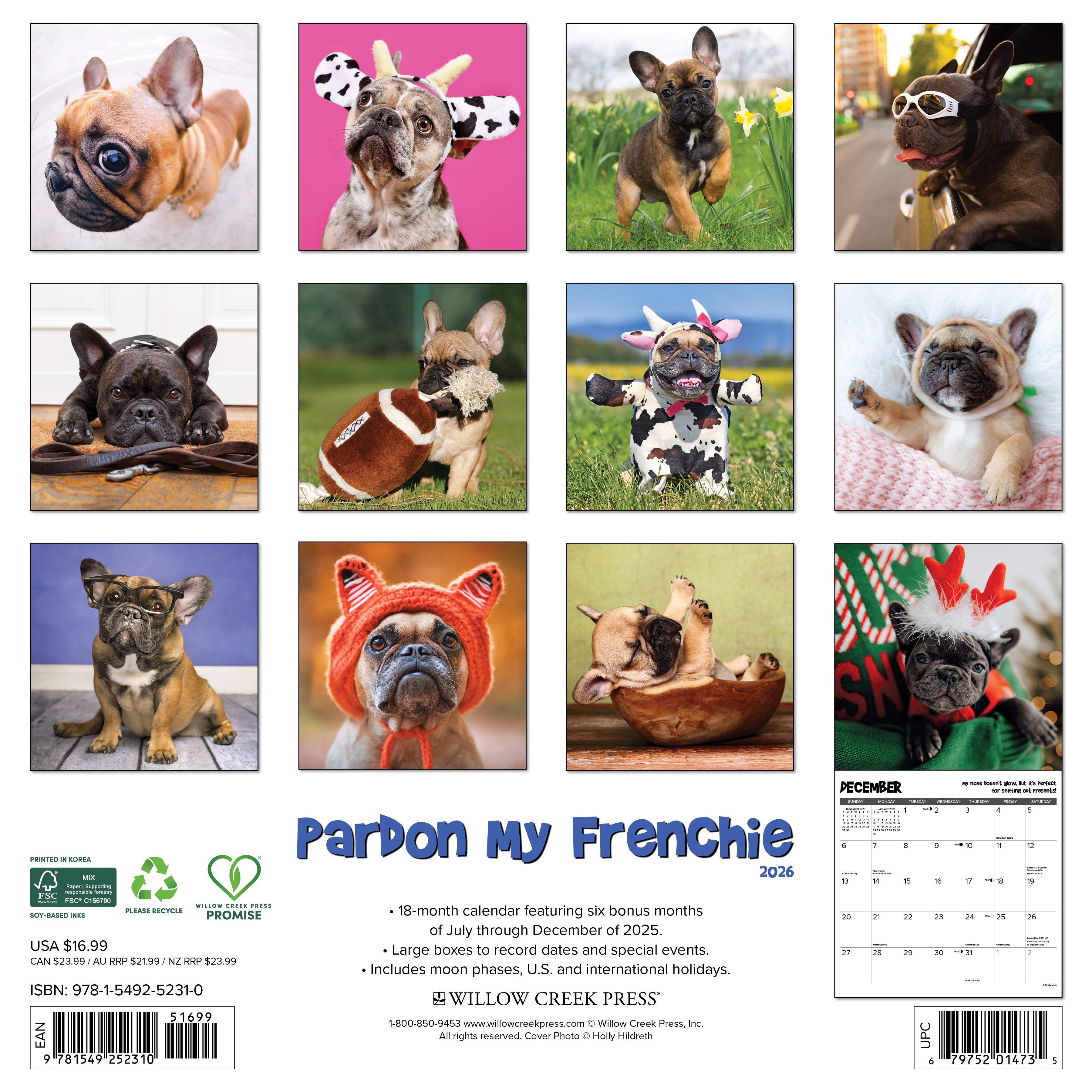 2026 Pardon My Frenchie - Square Wall