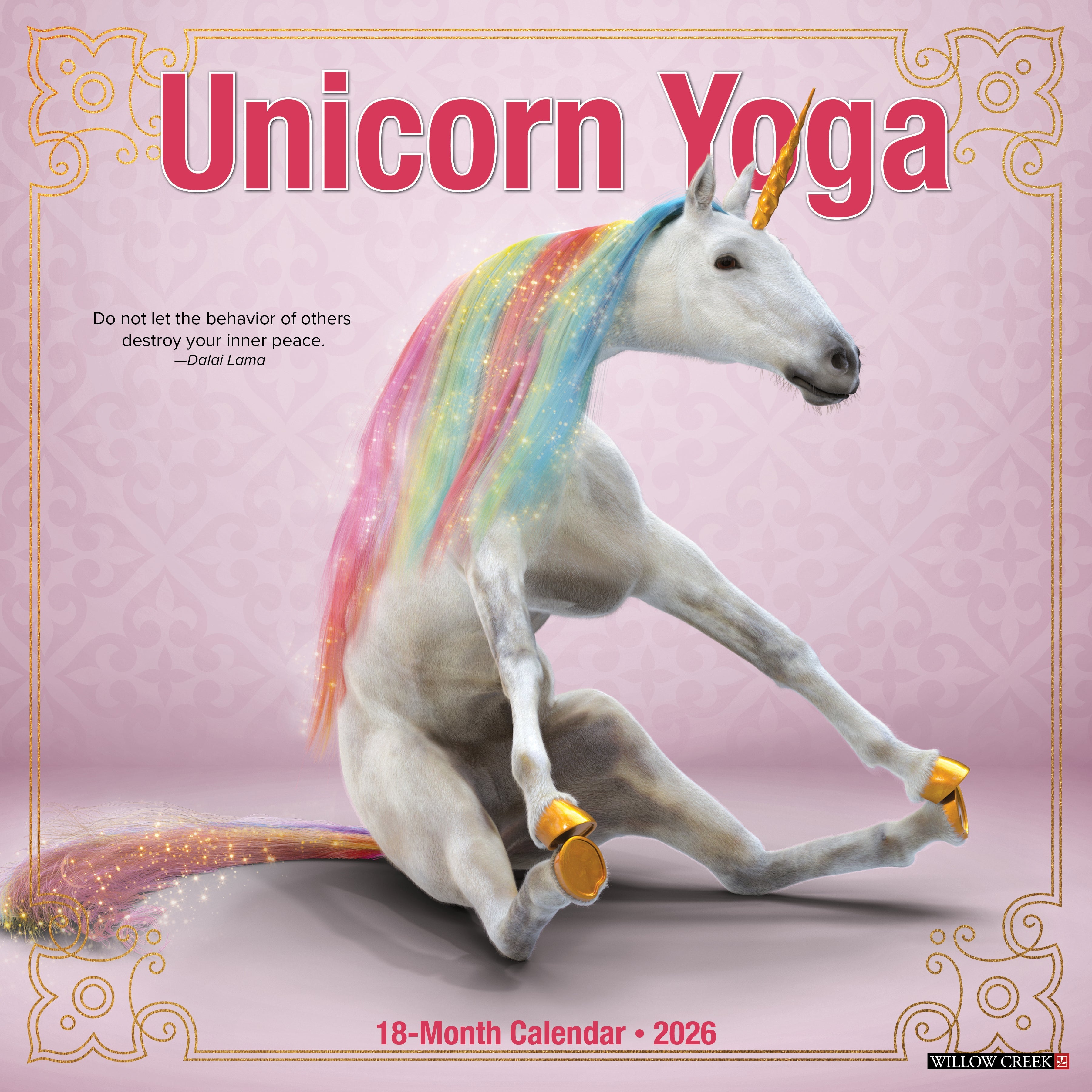2026 Unicorn Yoga - Square Wall