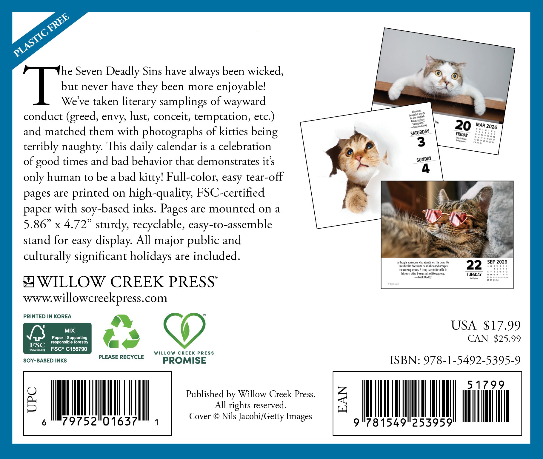 2026 Bad Kitties - Boxed Page-A-Day