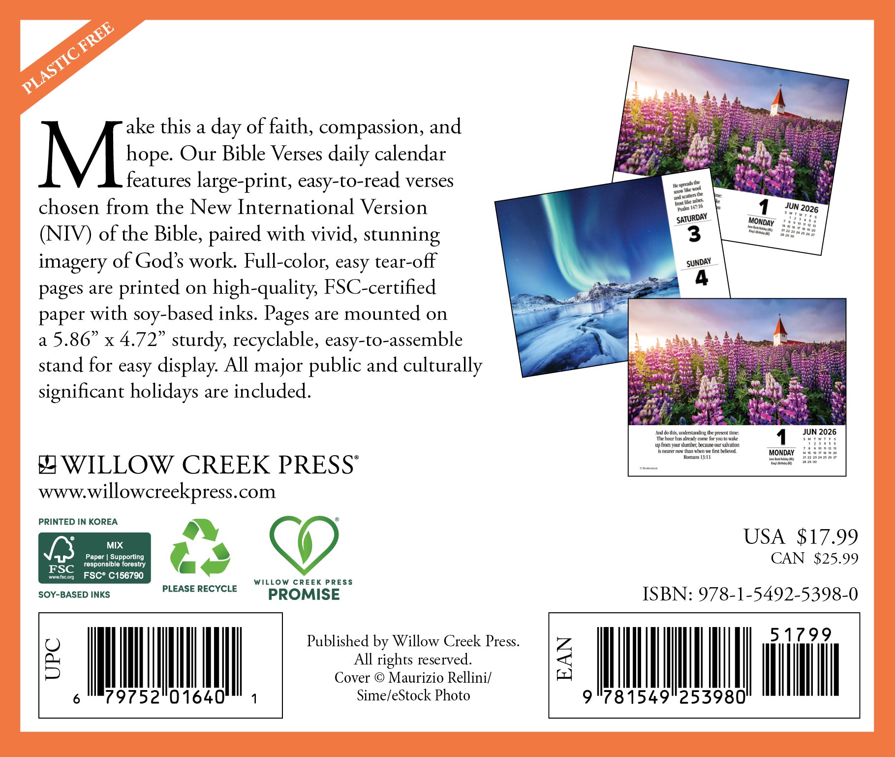 2026 Bible Verses - Boxed Page-A-Day