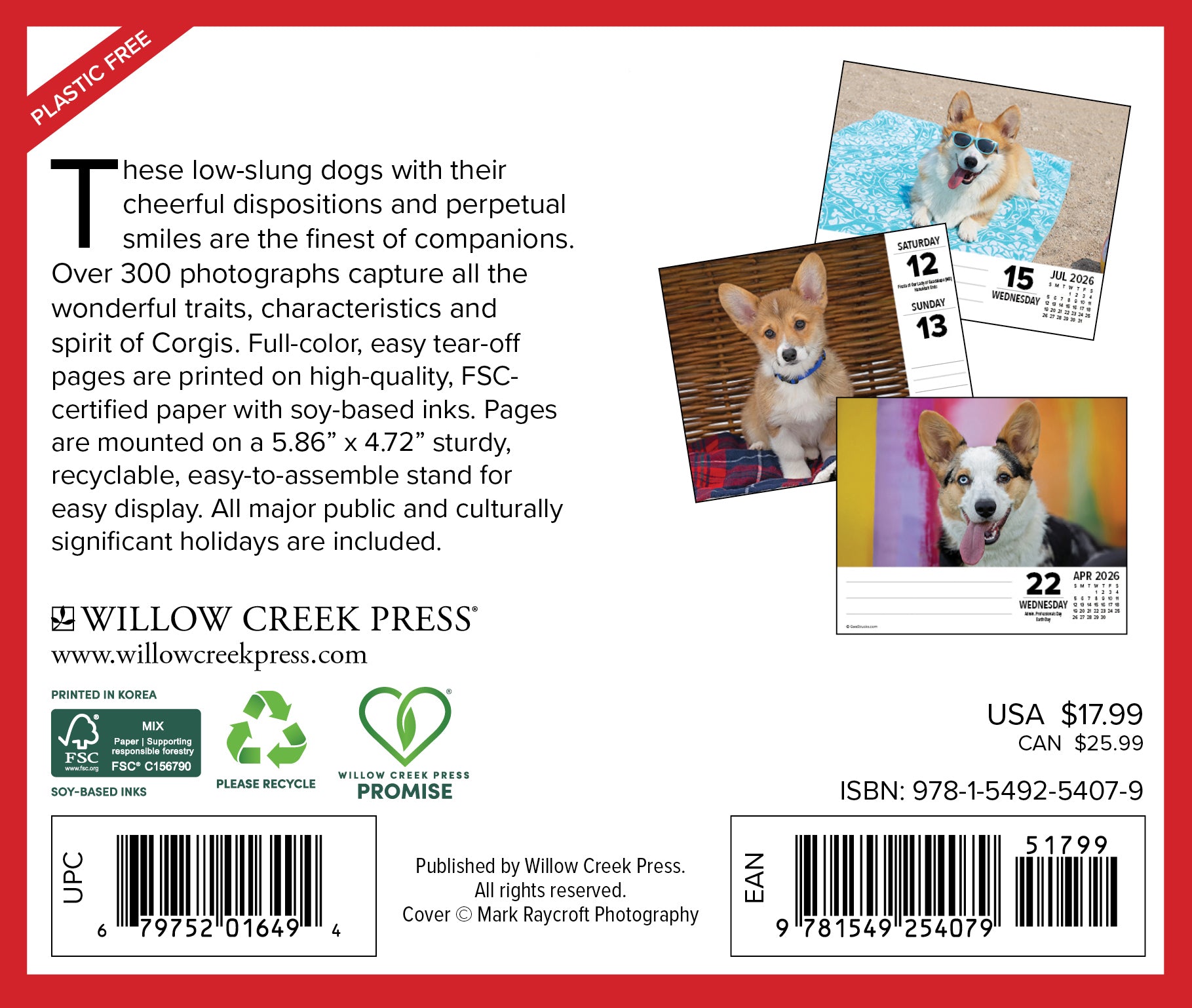 2026 Corgis - Boxed Page-A-Day