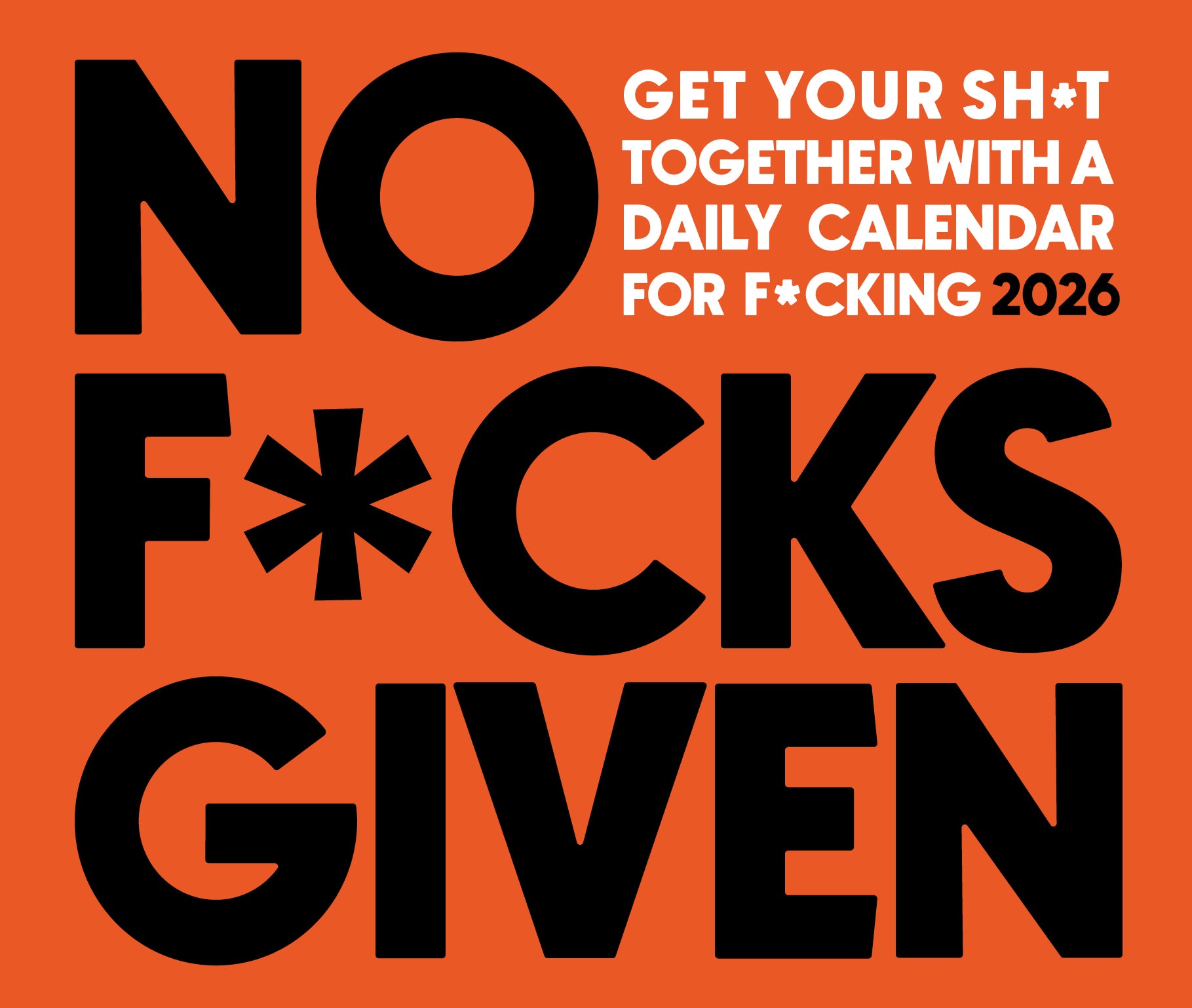 2026 No F*cks Given - Boxed Page-A-Day