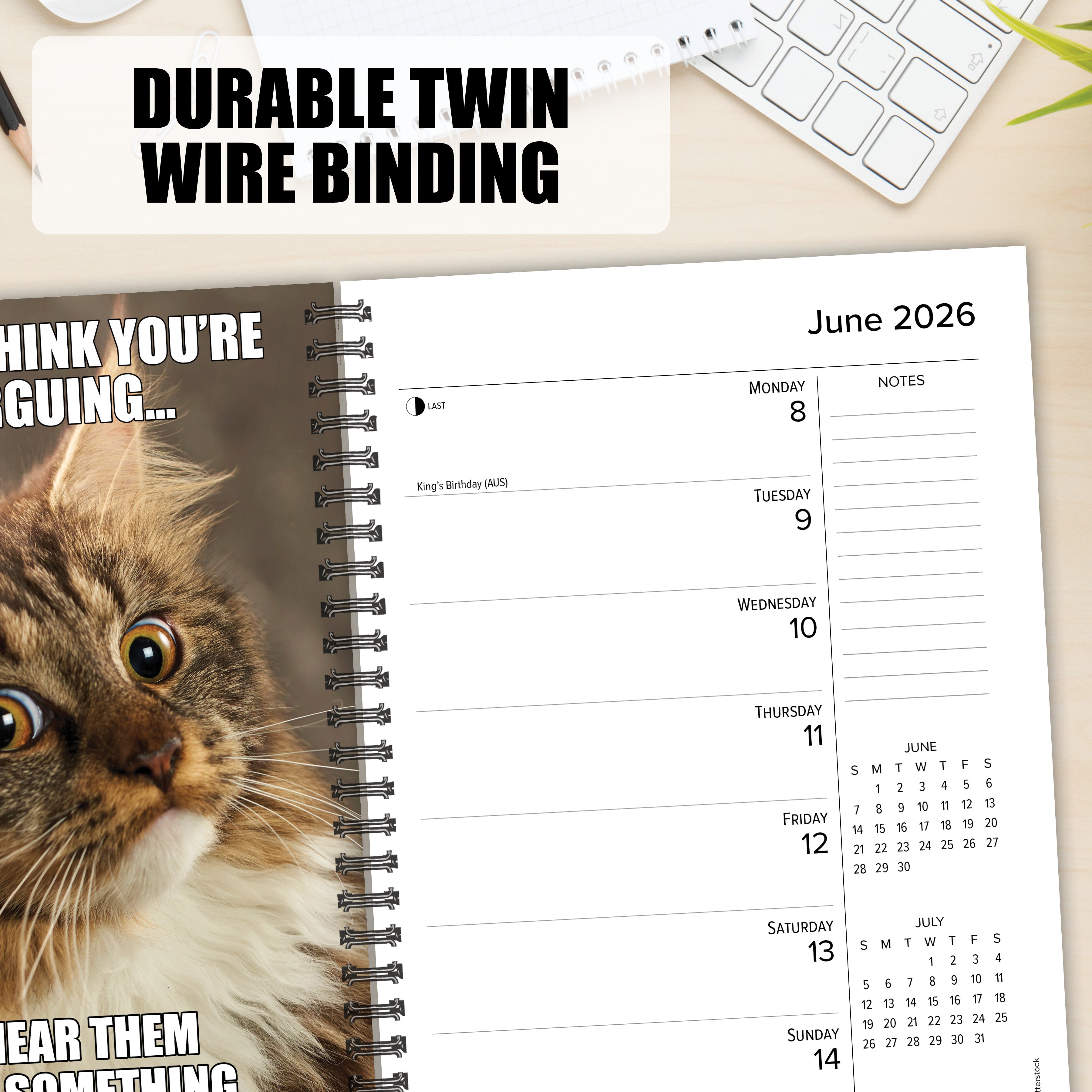 2026 Cat-astrophe - Weekly Diary/Planner