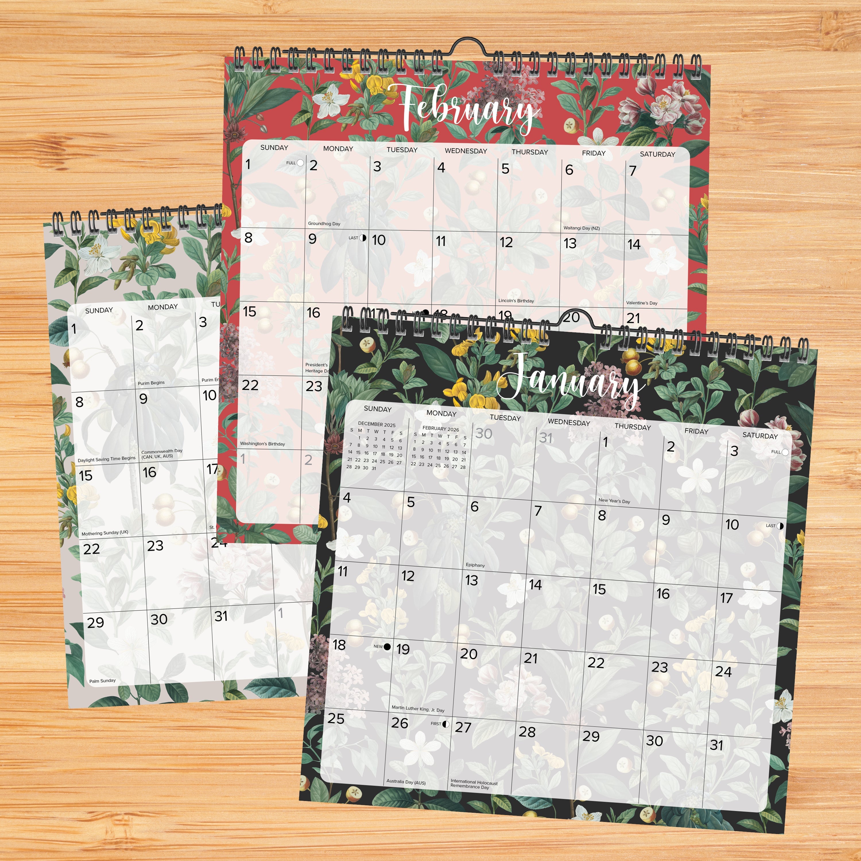 2026 Botanical Nature - Square Wall