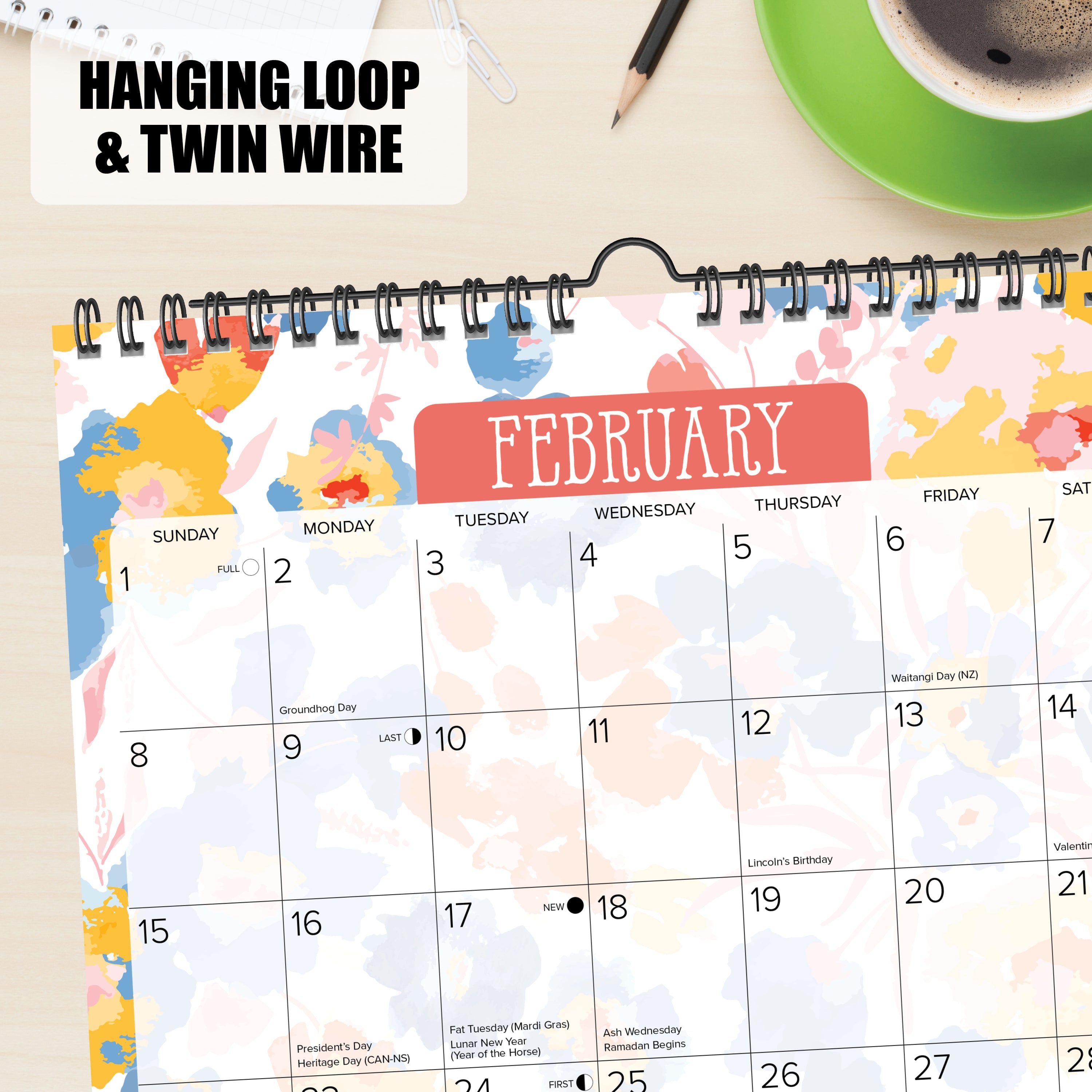 2026 Meadow Flowers - Square Wall