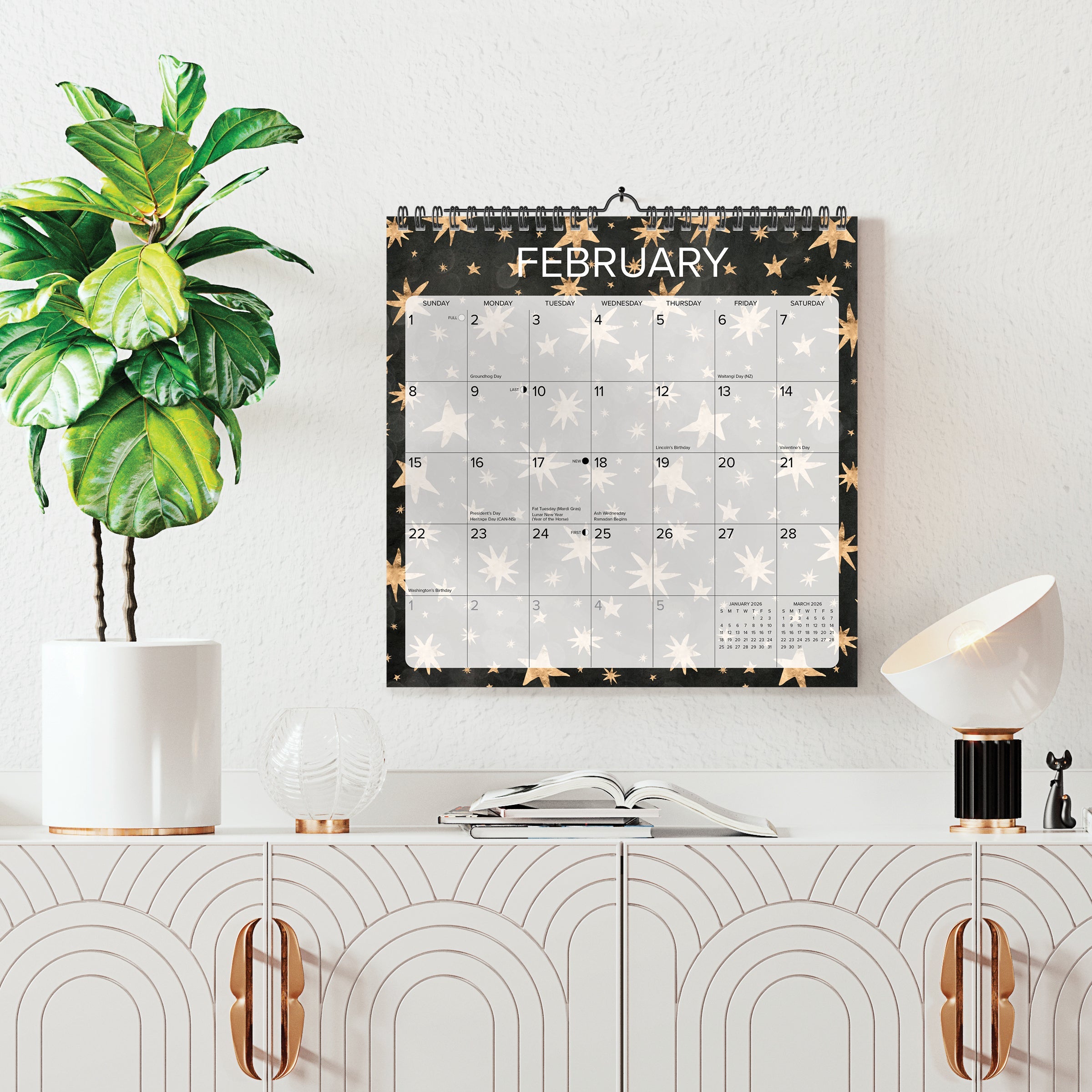 2026 Starry Night - Square Wall