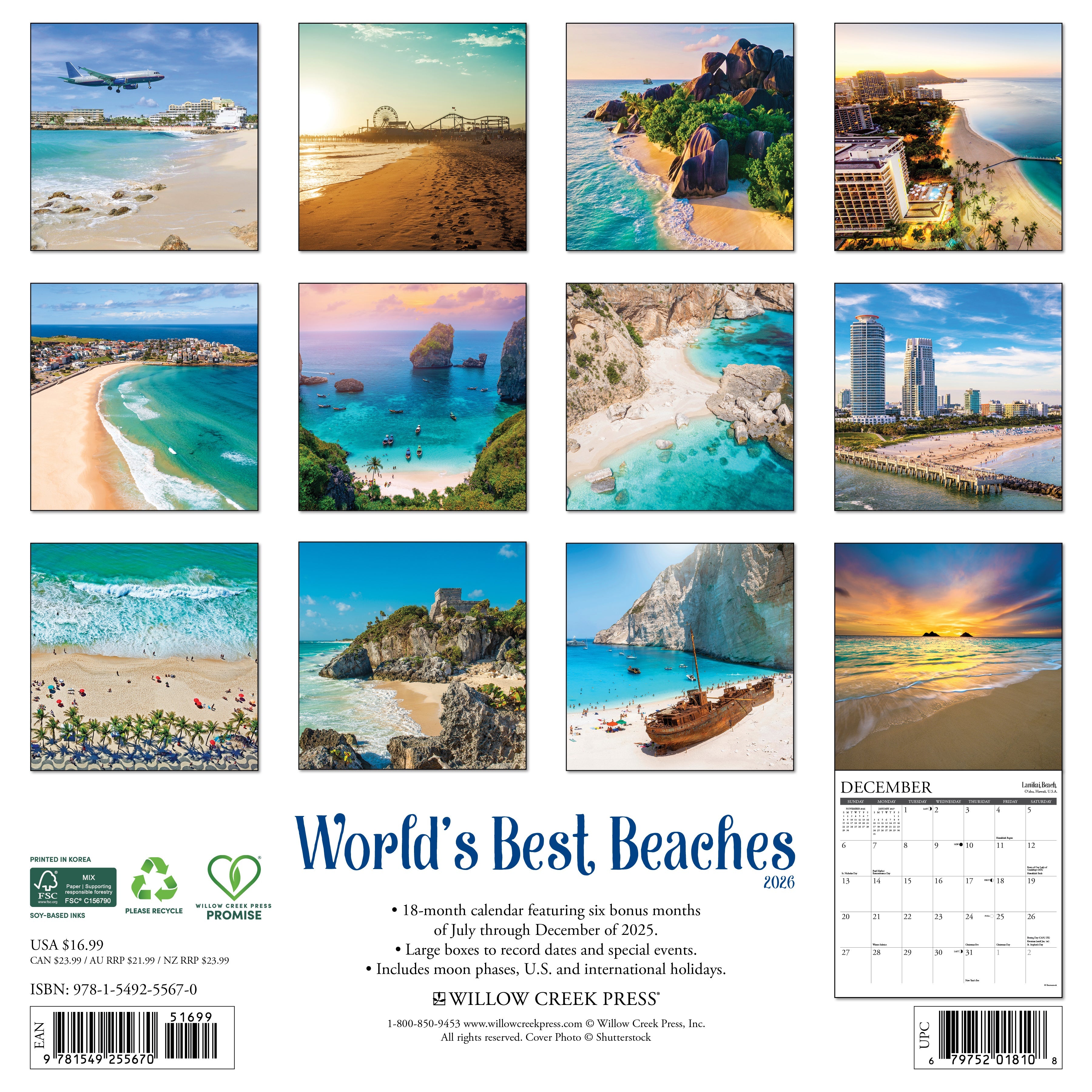 2026 World's Best Beaches - Square Wall
