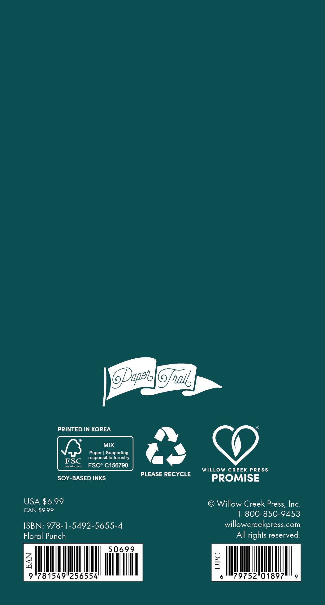 2026-2027 Floral Punch - Monthly Pocket Diary/Planner