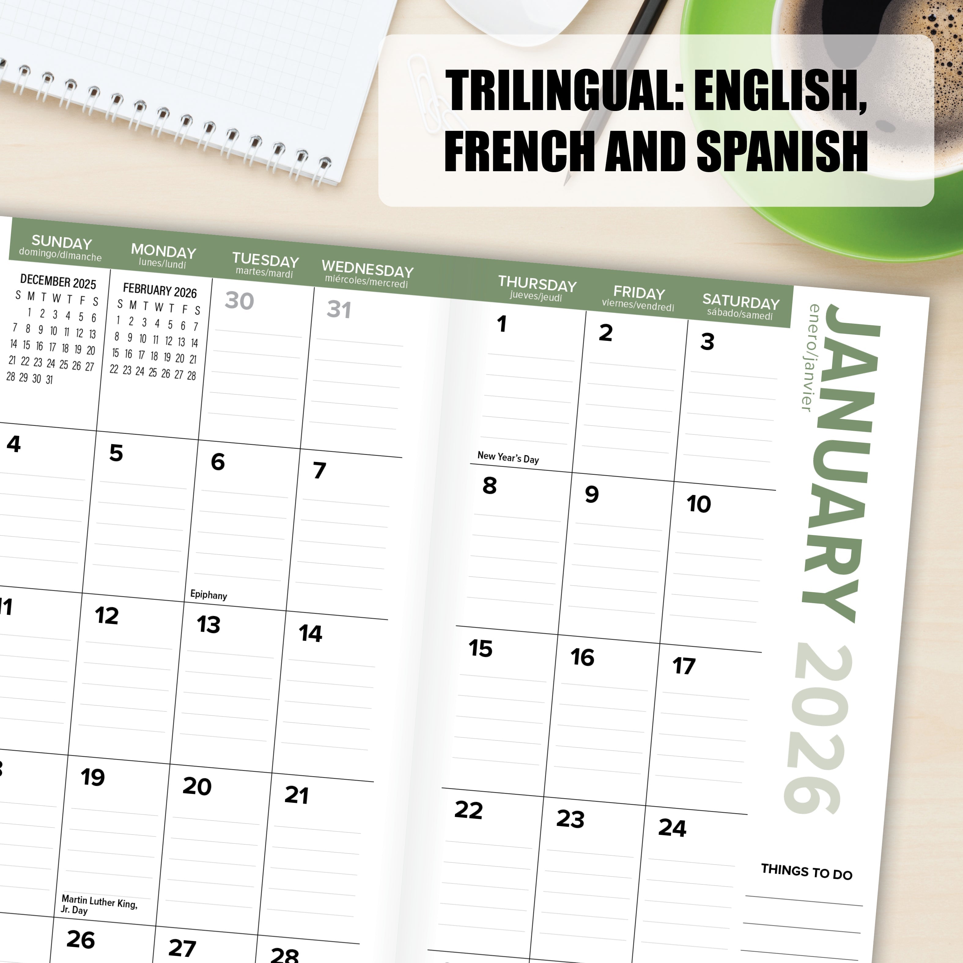 2026-2027 Italy - Monthly Pocket Diary/Planner