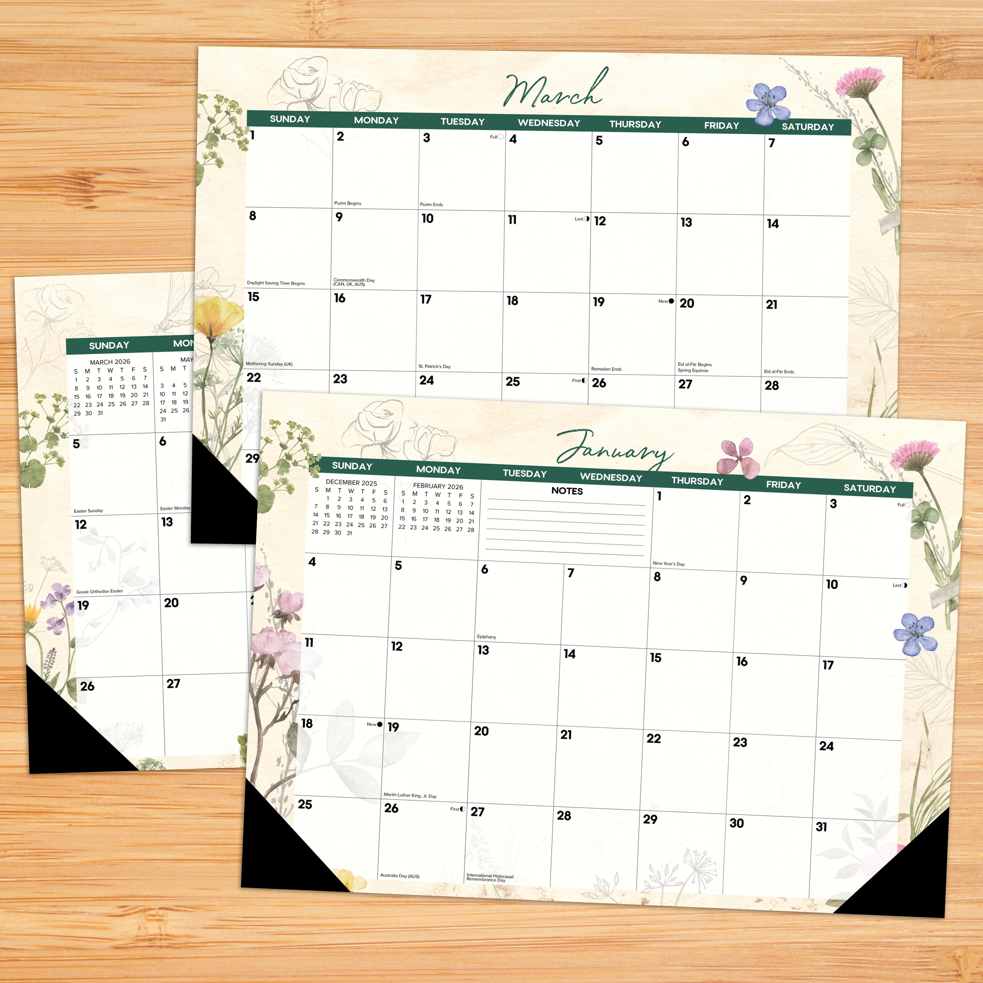 2026 Botanical Garden - Desk Pad