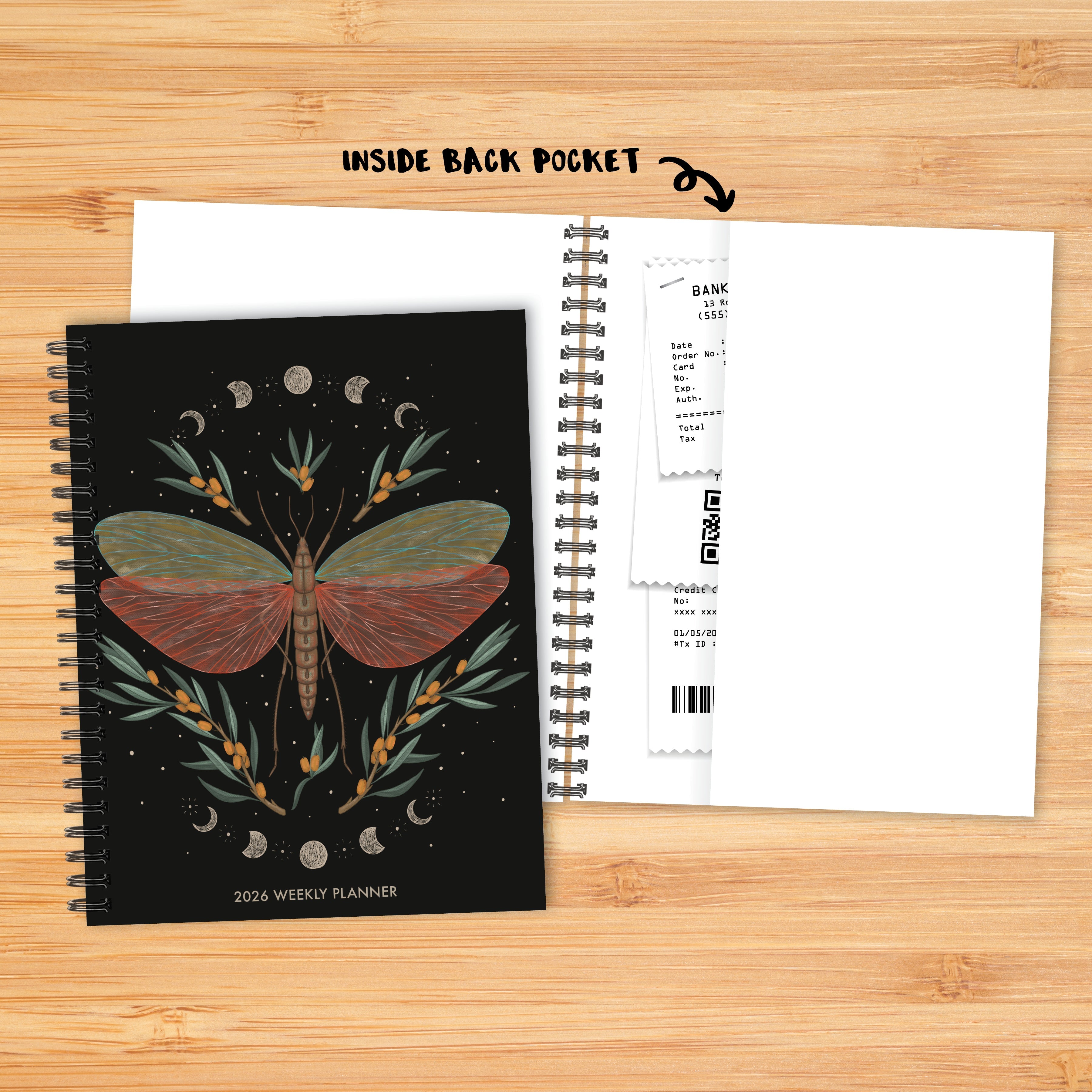 2026 Butterfly Zen - Monthly & Weekly Diary/Planner