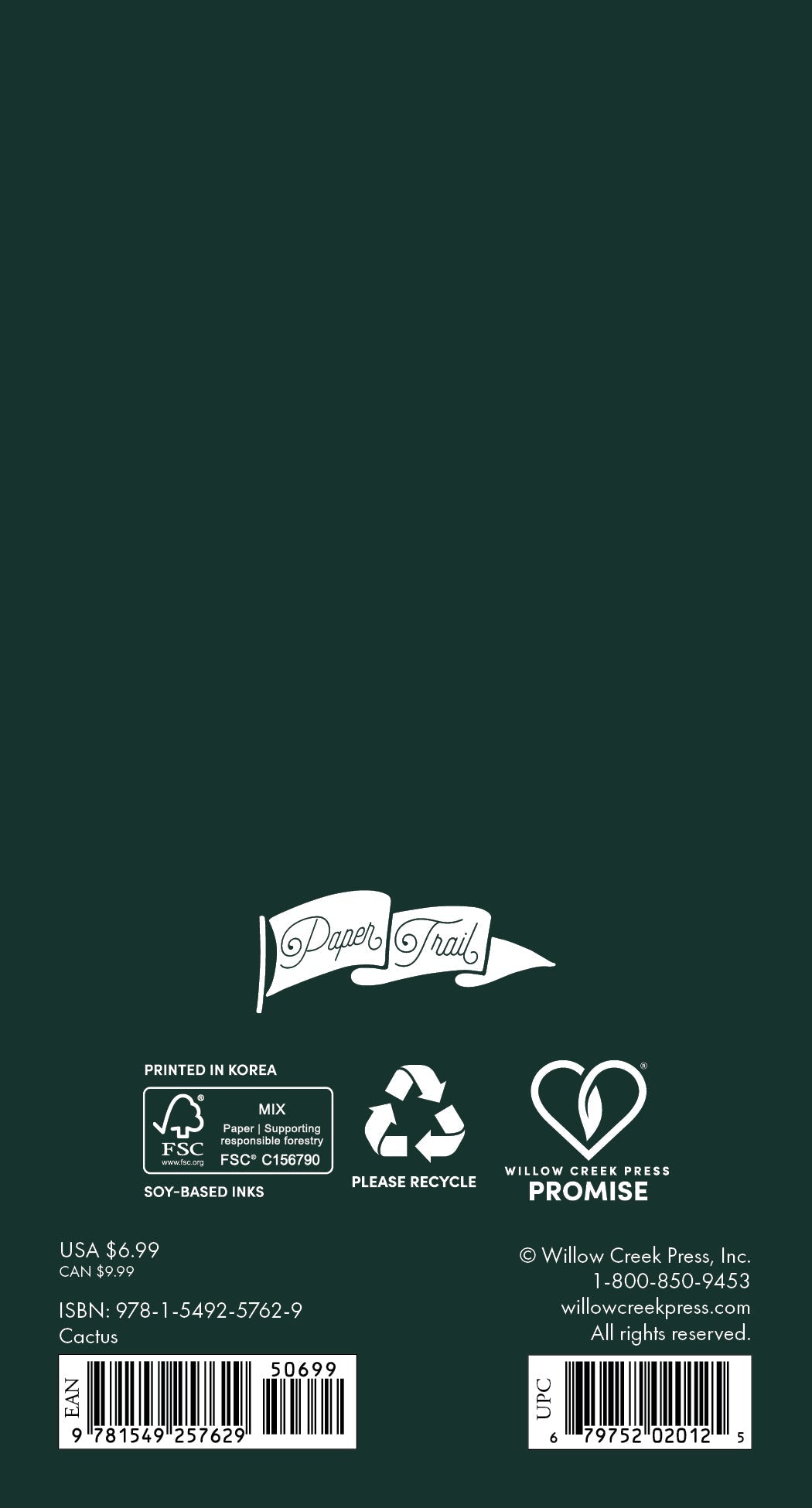 2026-2027 Cactus - Monthly Pocket Diary/Planner