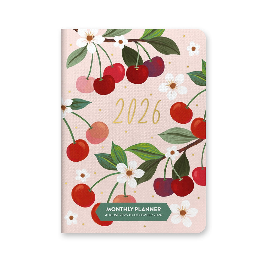 2026 Fruit & Flora - 17-Month Monthly Pocket Diary/Planner