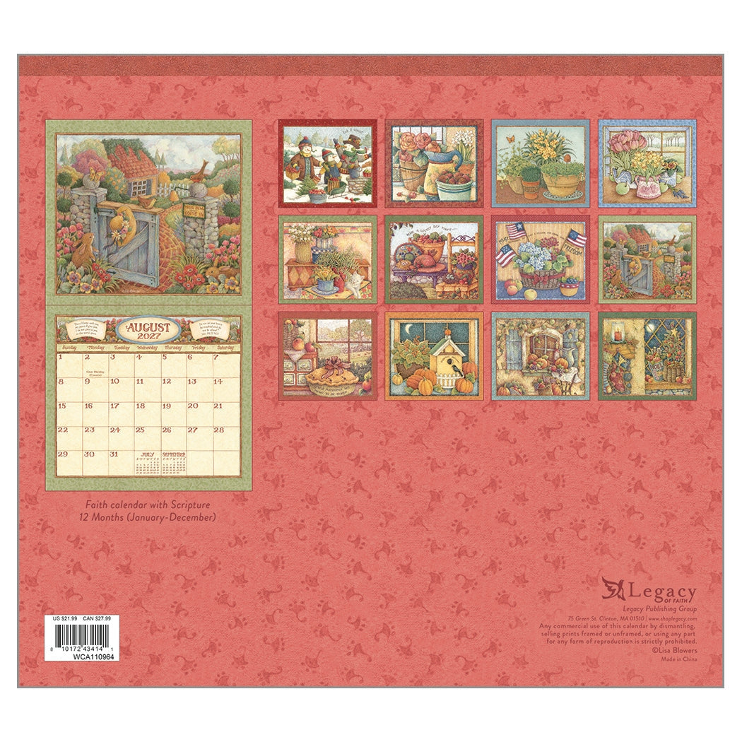 2027 Faithful Moments - Scripture - Deluxe Wall Calendar
