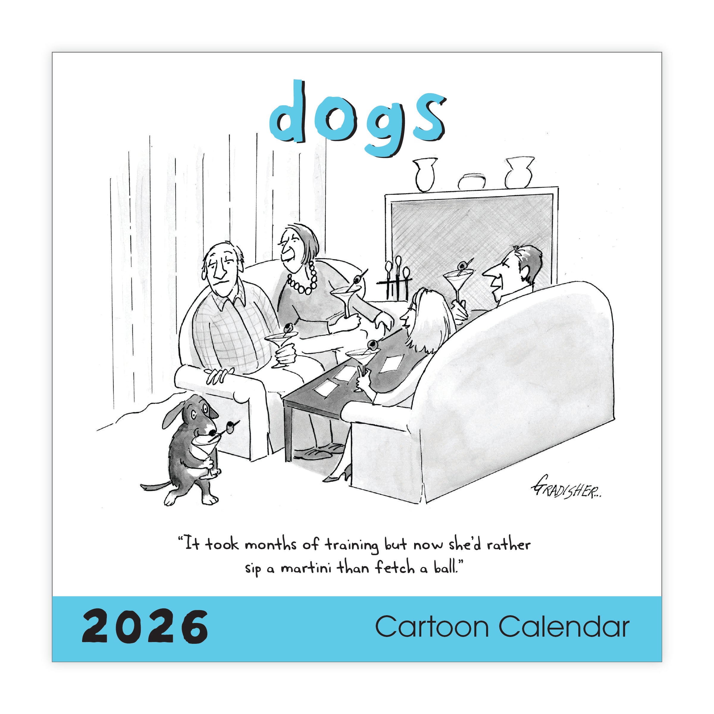 2026 Dogs - Square Wall Calendar