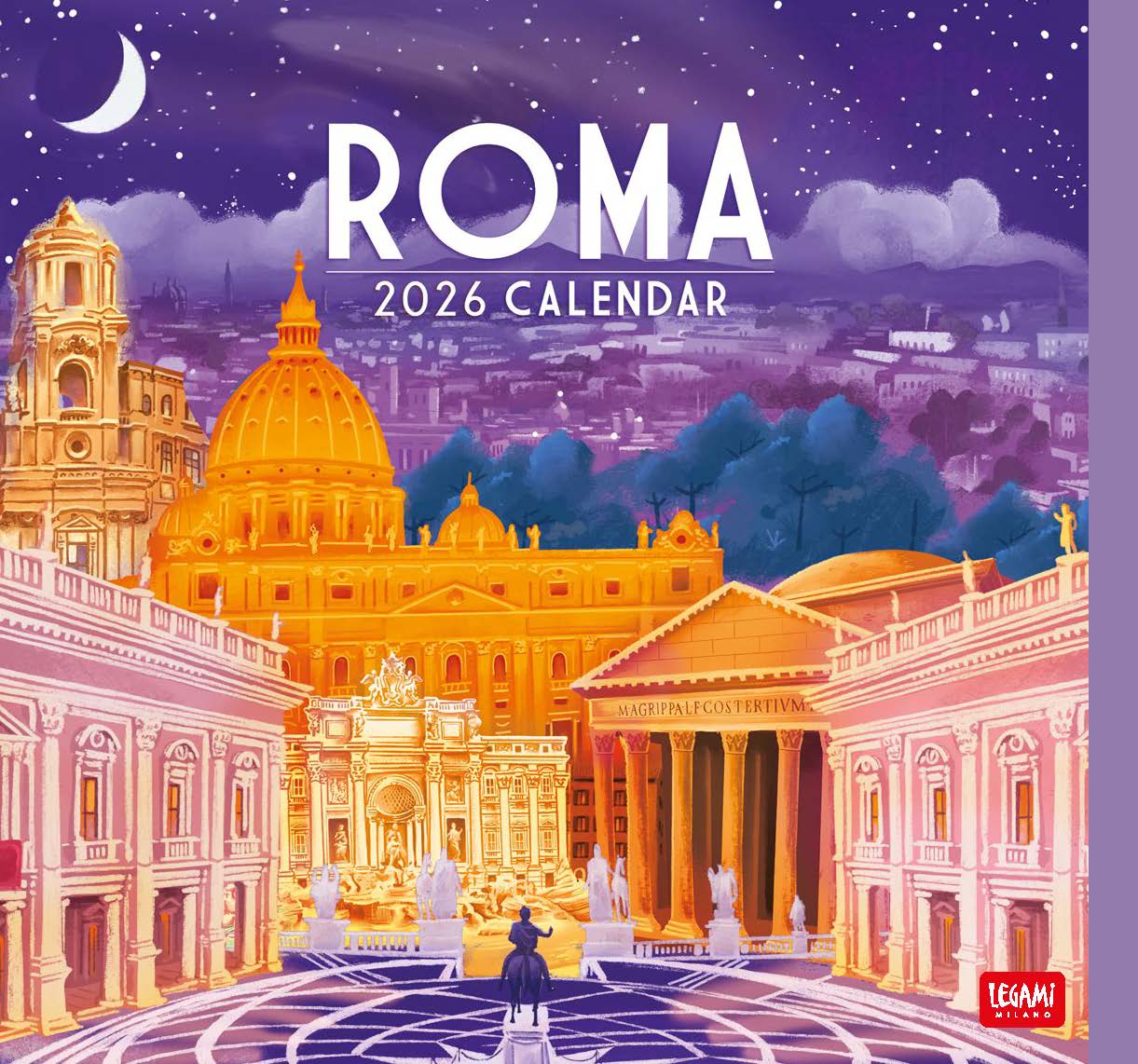 2026 Rome - Square Wall Calendar