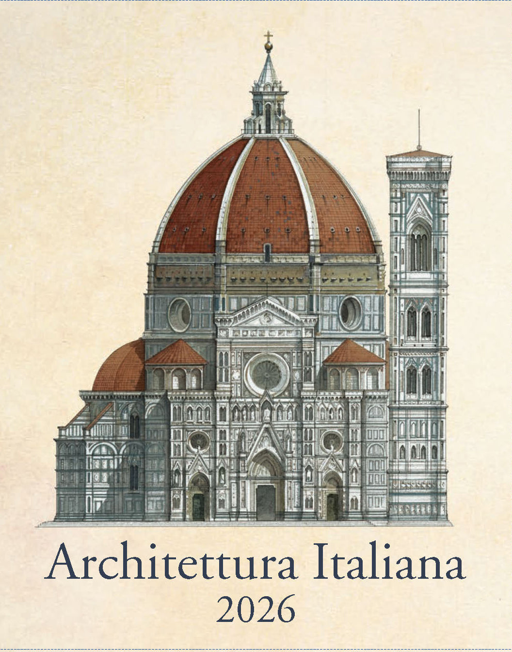 2026 Architettura Italiana - Desk Easel Calendar