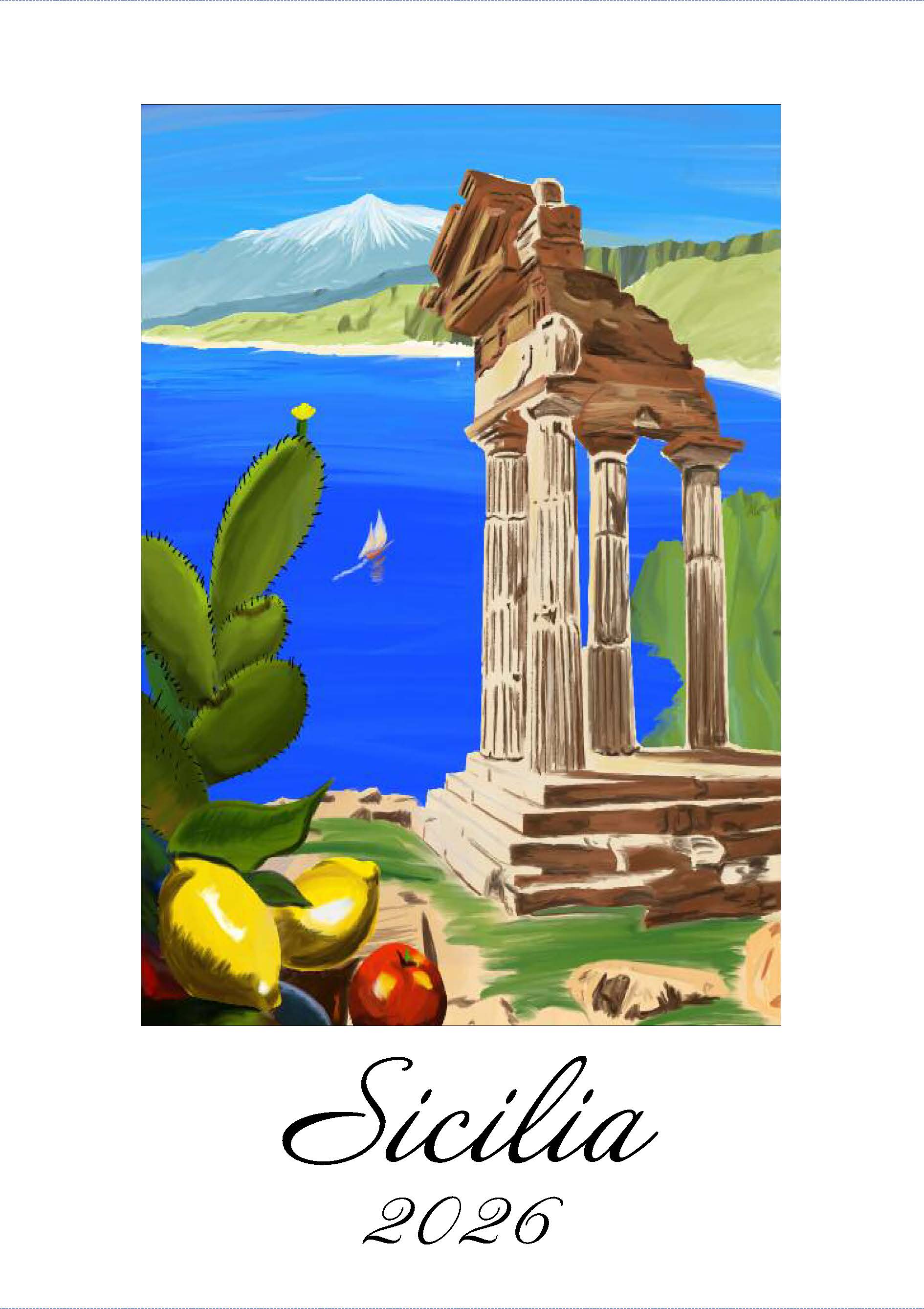 2026 Sicilia - Deluxe Wall Calendar
