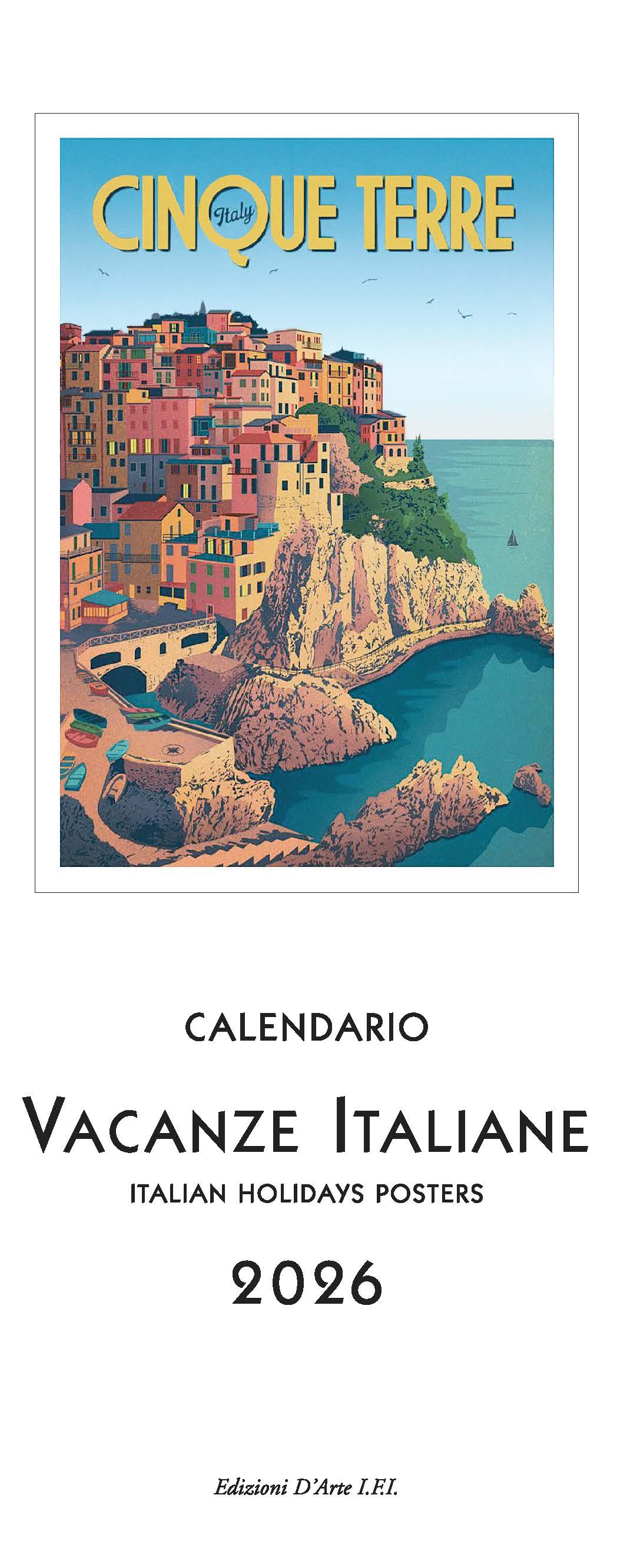 2026 Vacanze Italiane - Slim Wall Calendar