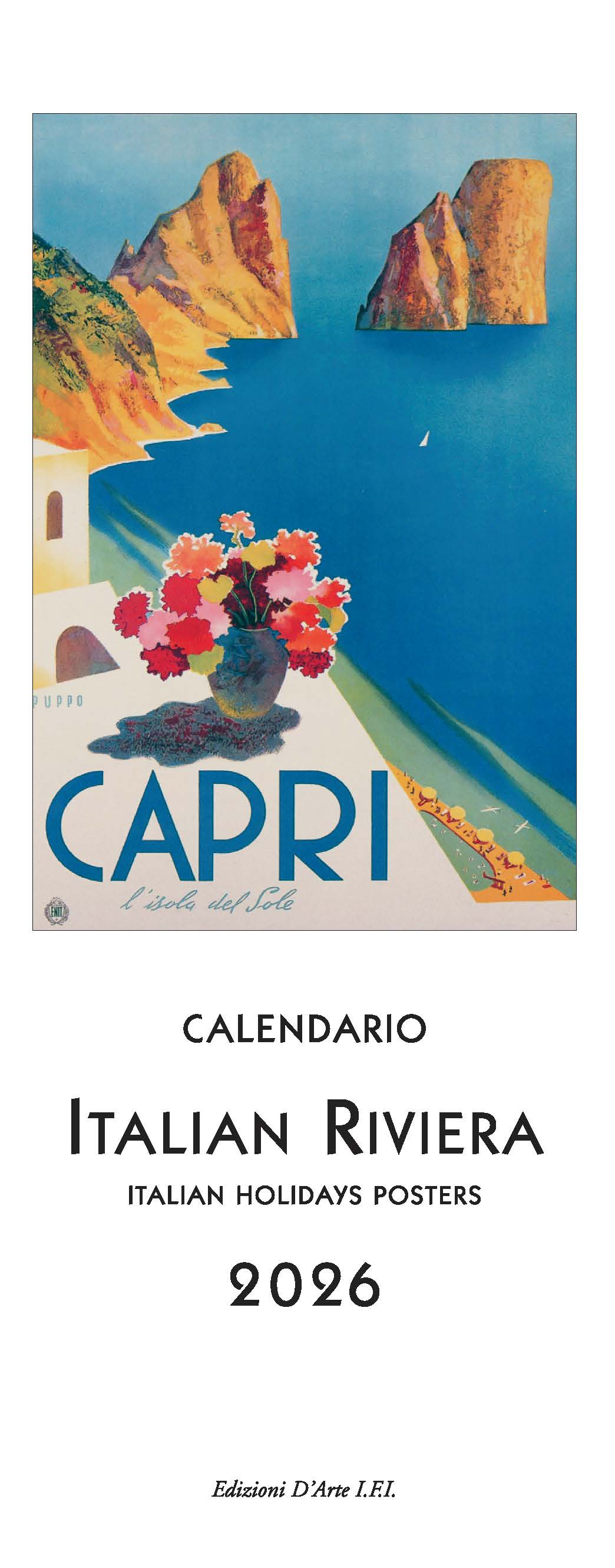 2026 Costa Italiana - Slim Wall Calendar