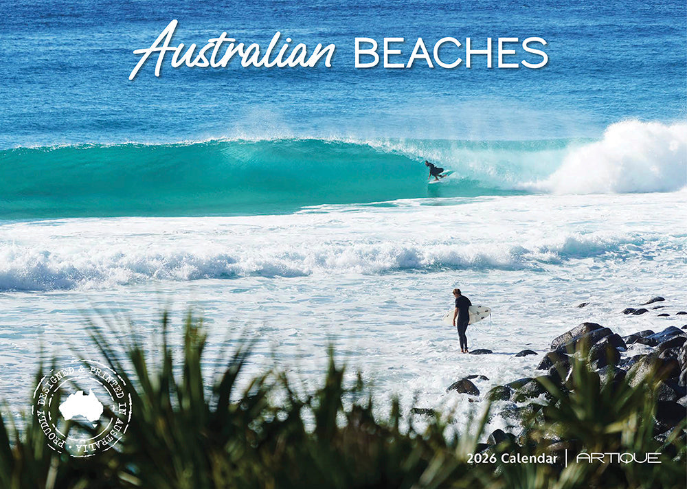 2026 Australian Beaches - Horizontal Wall Calendar