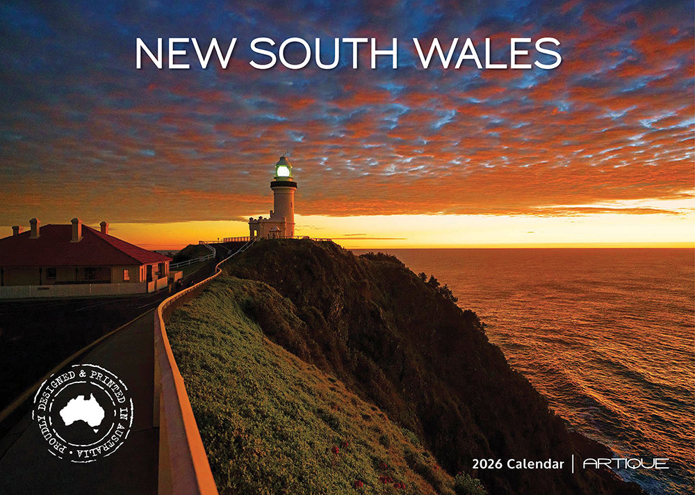 2026 New South Wales - Horizontal Wall Calendar