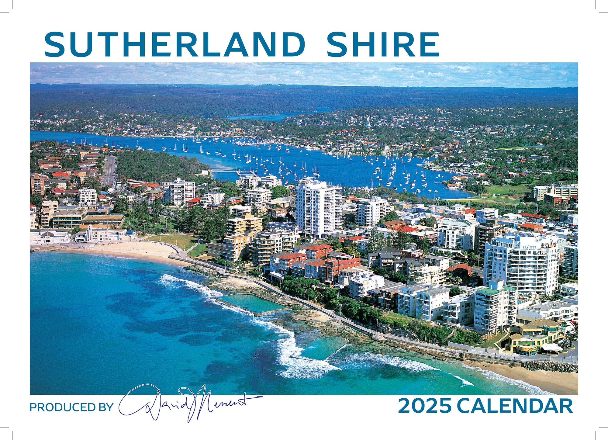 2025 Sutherland Shire By David Messent Horizontal Wall Calendar