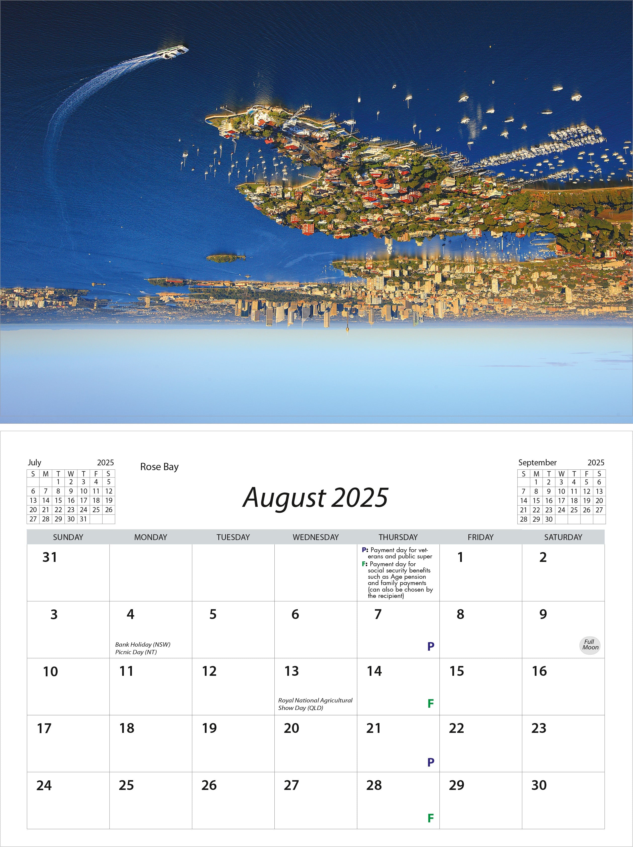 2026 Sydney Harbour - Desk Easel Calendar