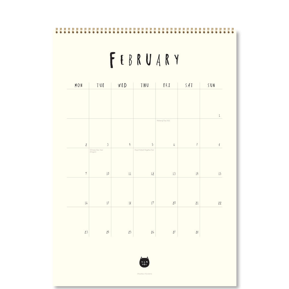 2026 Niaski - Deluxe Wall Calendar