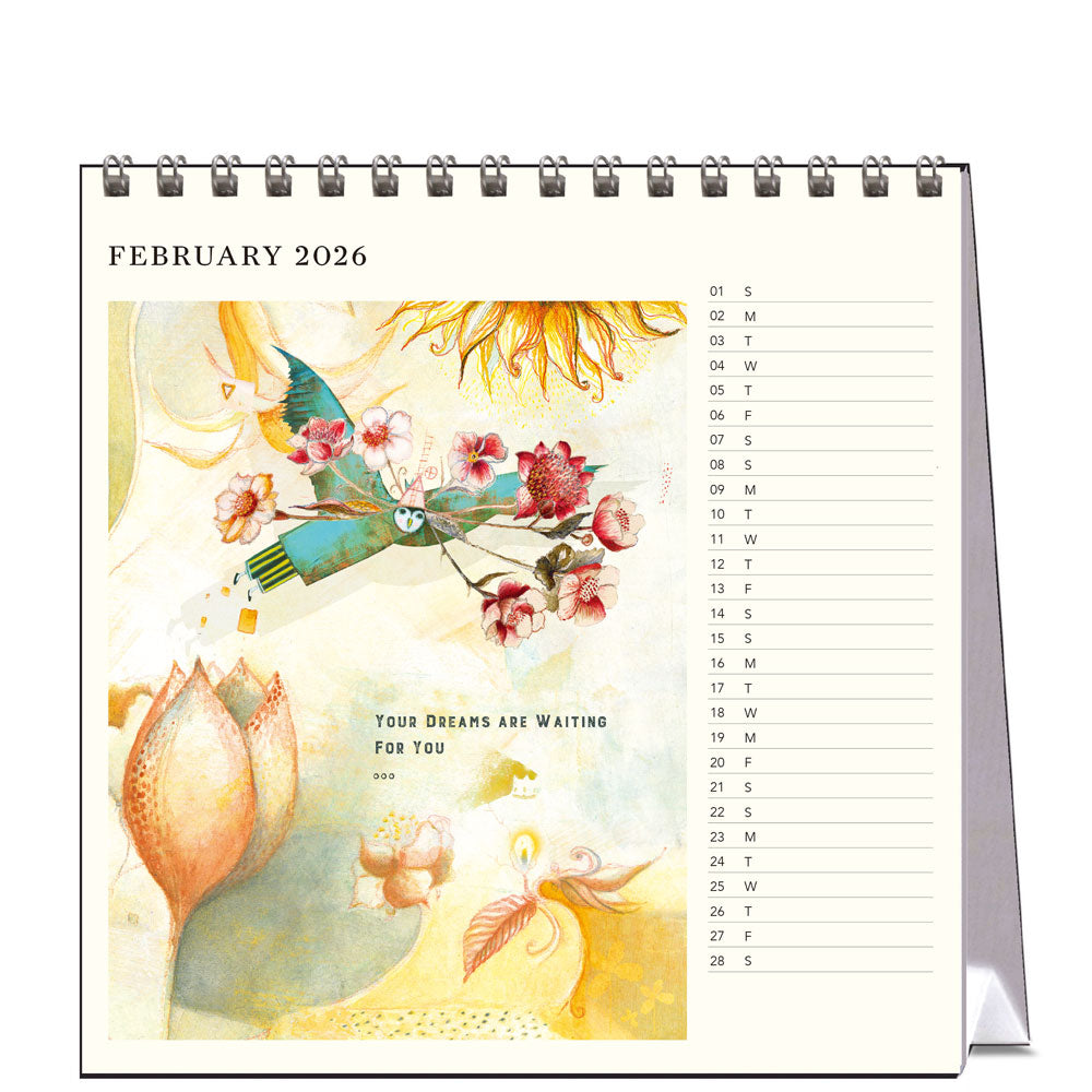 2026 Sacredbee - Desk Easel Calendar