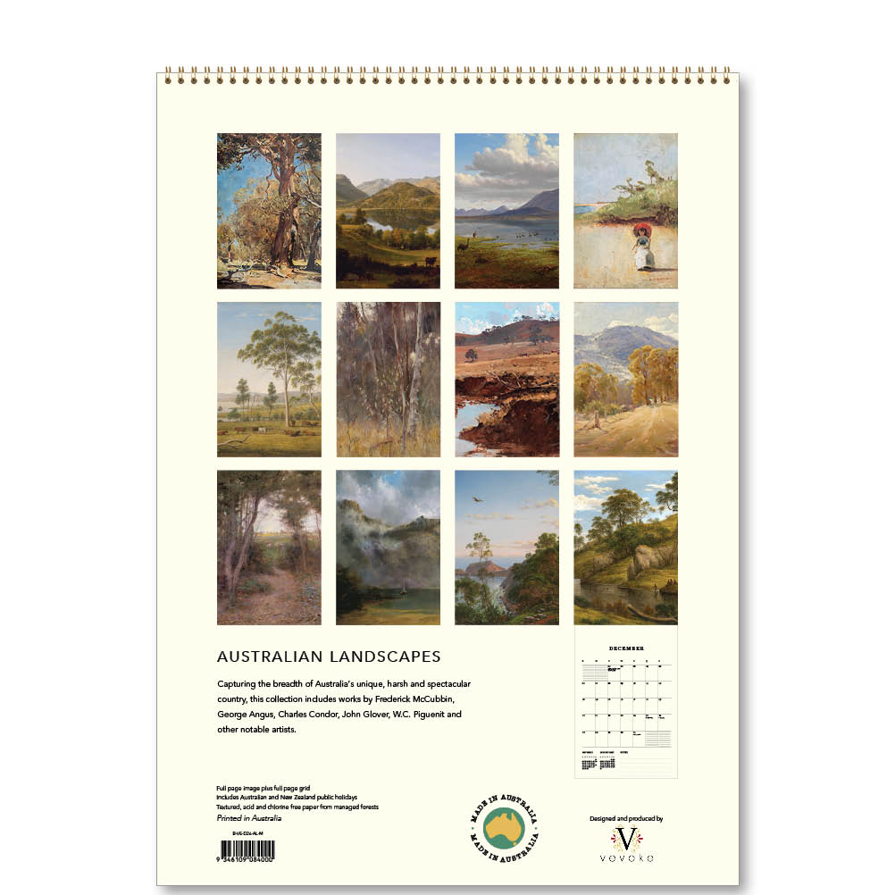 2026 Australian Landscapes - Deluxe Wall Calendar