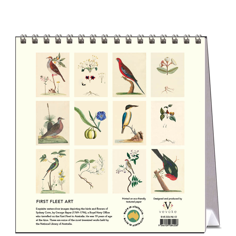 2026 First Fleet Art - Desk Easel Calendar