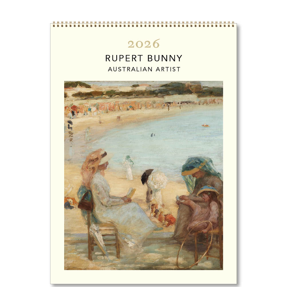 2026 Rupert Bunny - Australian Artist - Deluxe Wall Calendar
