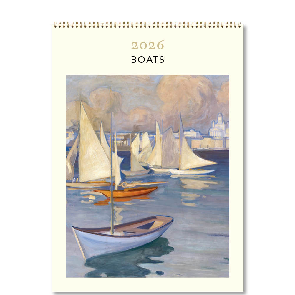 2026 Boats - Deluxe Wall Calendar