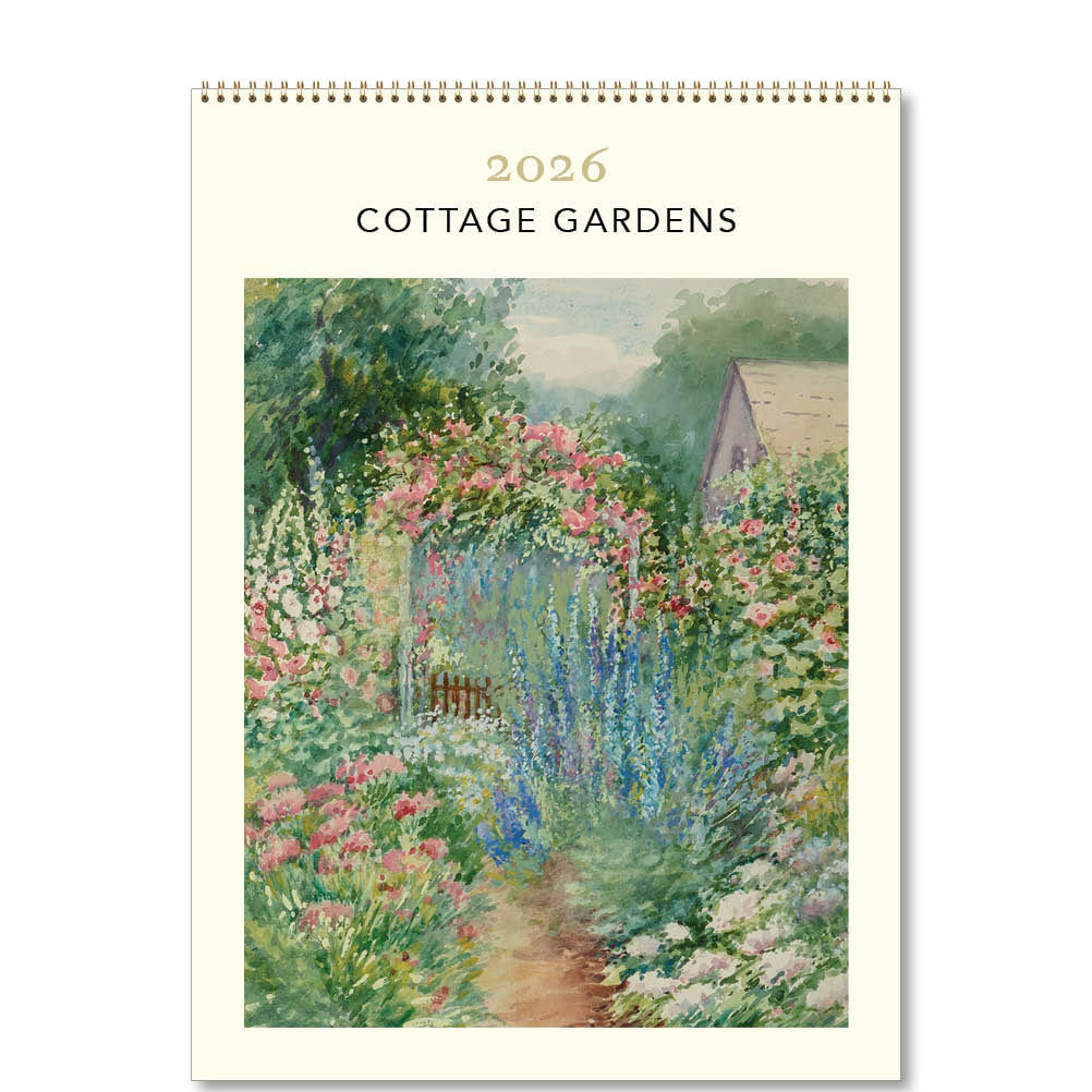 2026 Cottage Gardens - Deluxe Wall Calendar