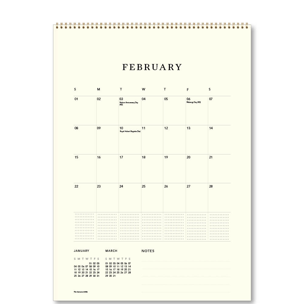 2026 Degas Dancers - Deluxe Wall Calendar