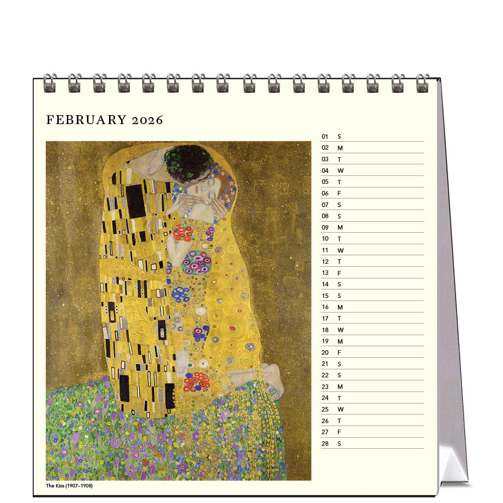 2026 Klimt - Desk Easel Calendar