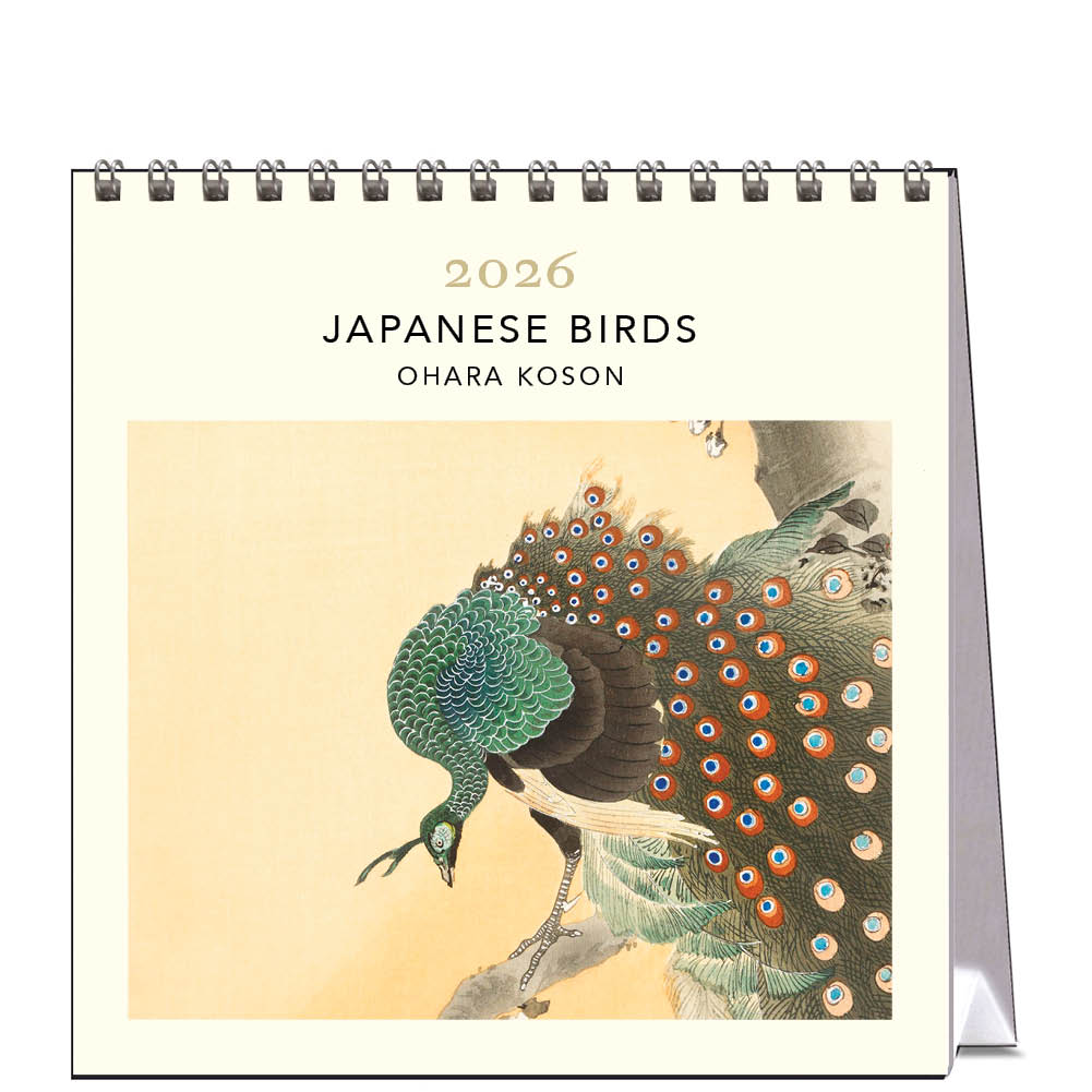 2026 Japanese Birds - Desk Easel Calendar