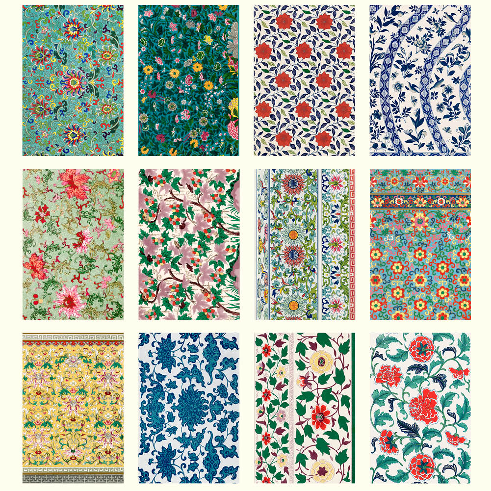 2026 Oriental Patterns - Owen Jones - Deluxe Wall Calendar
